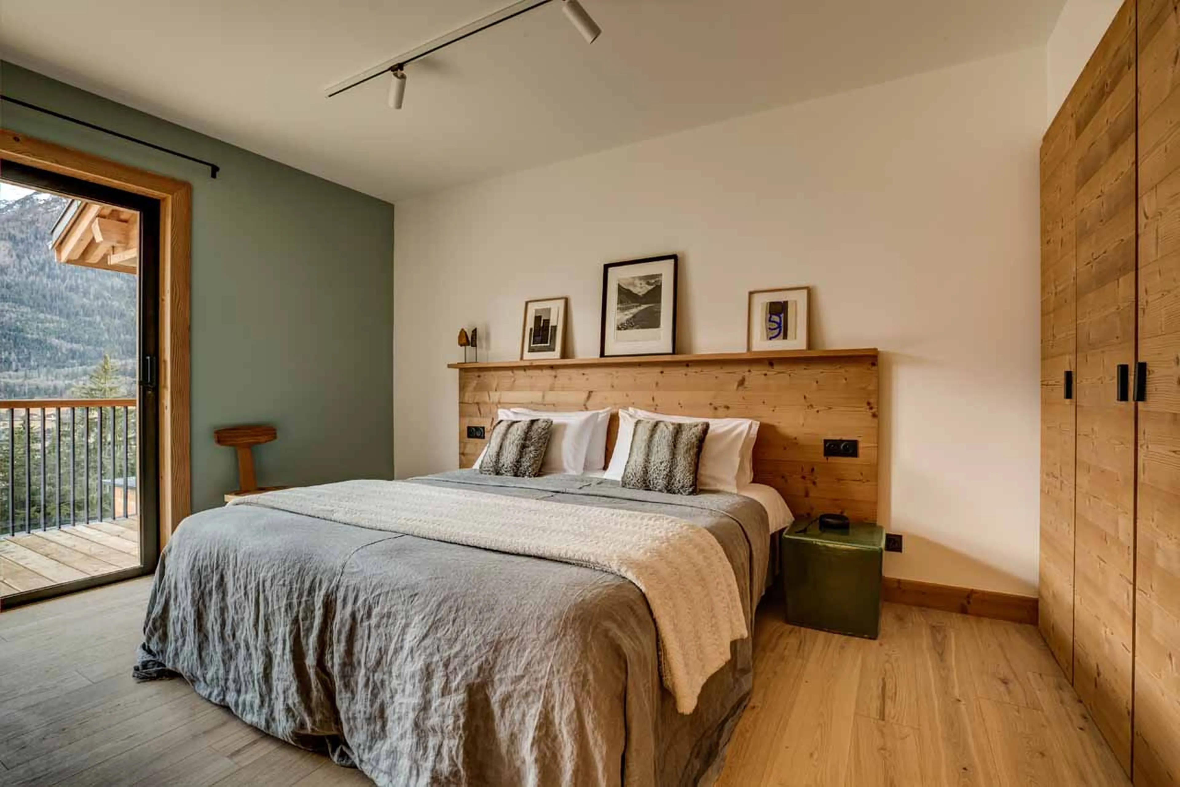 Bedroom four at Le Chalet Mont Blanc in Chamonix