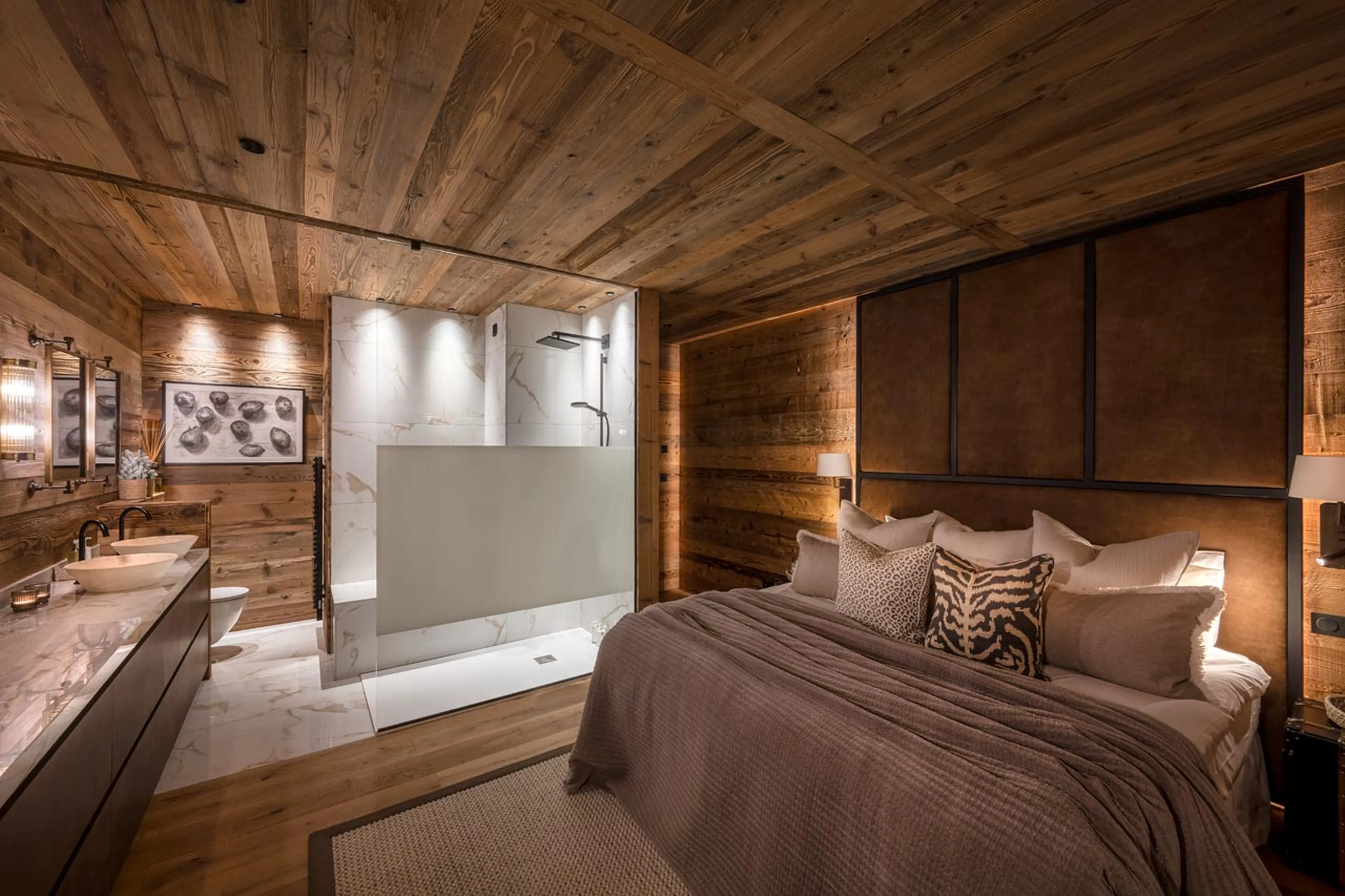 Twin basins at Chalet Mont Des Anges in Morzine