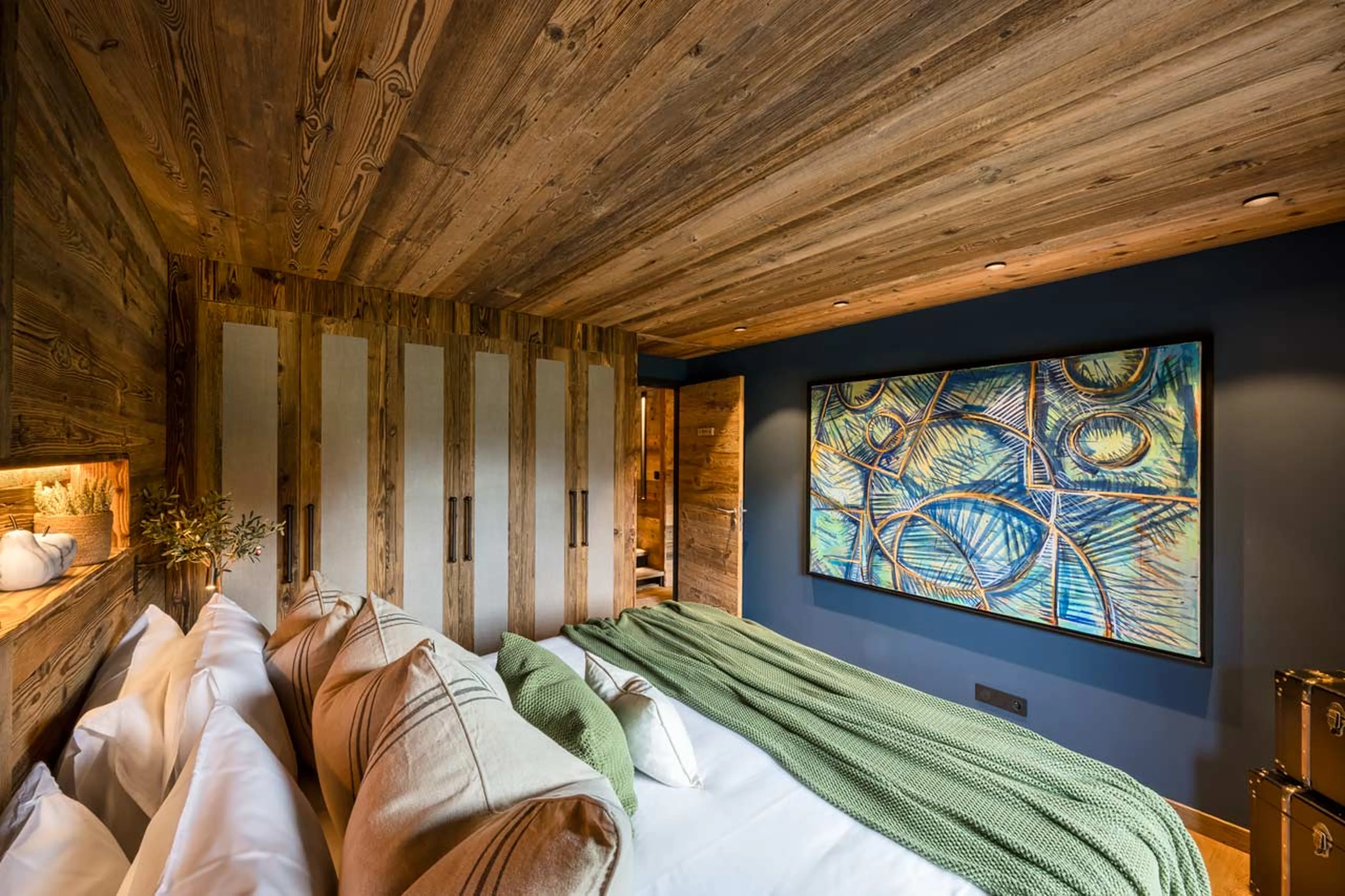 Bedroom three at Chalet Mont Des Anges in Morzine