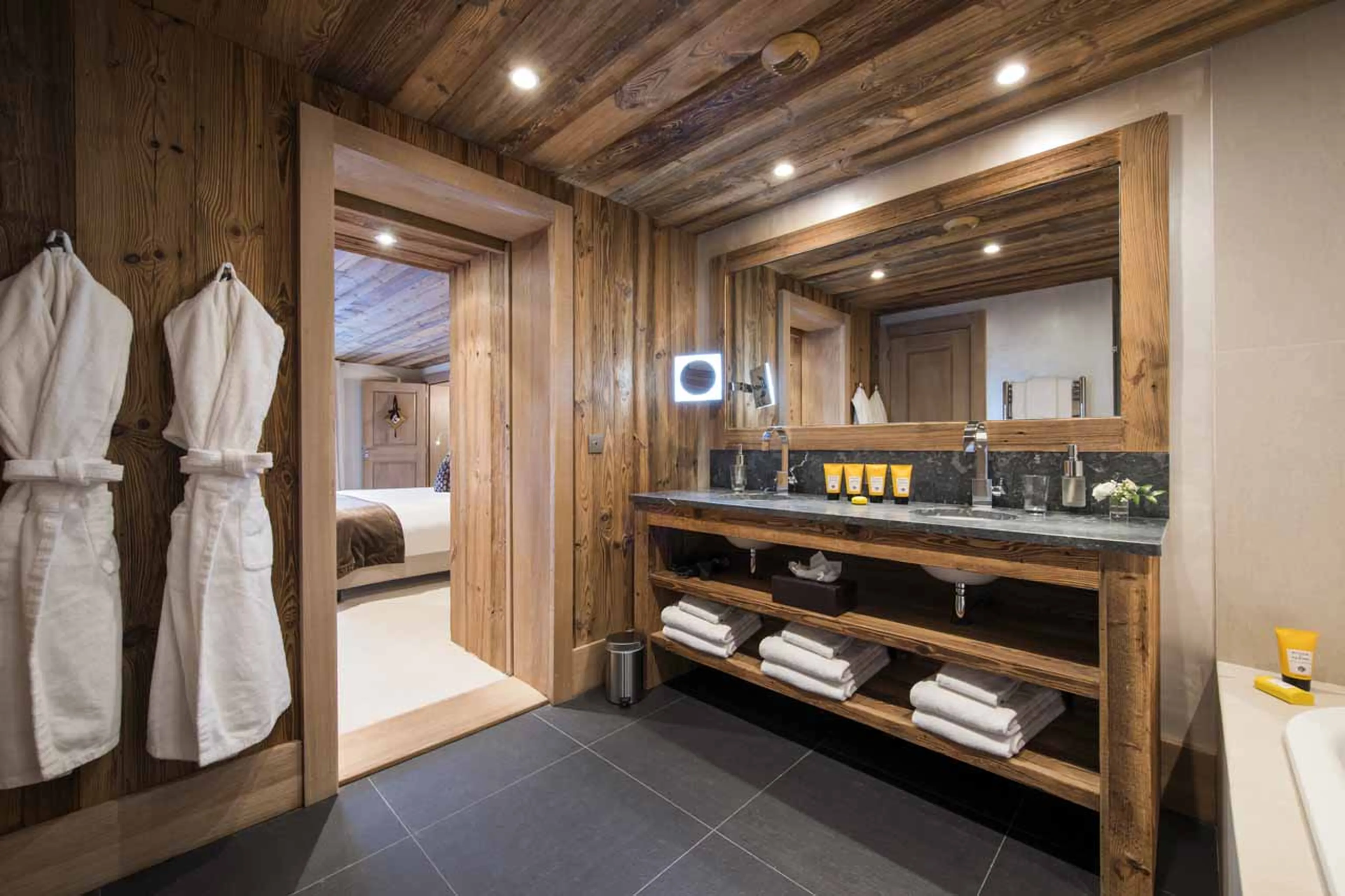 Bathroom two at Chalet Mont Tremblant in Meribel