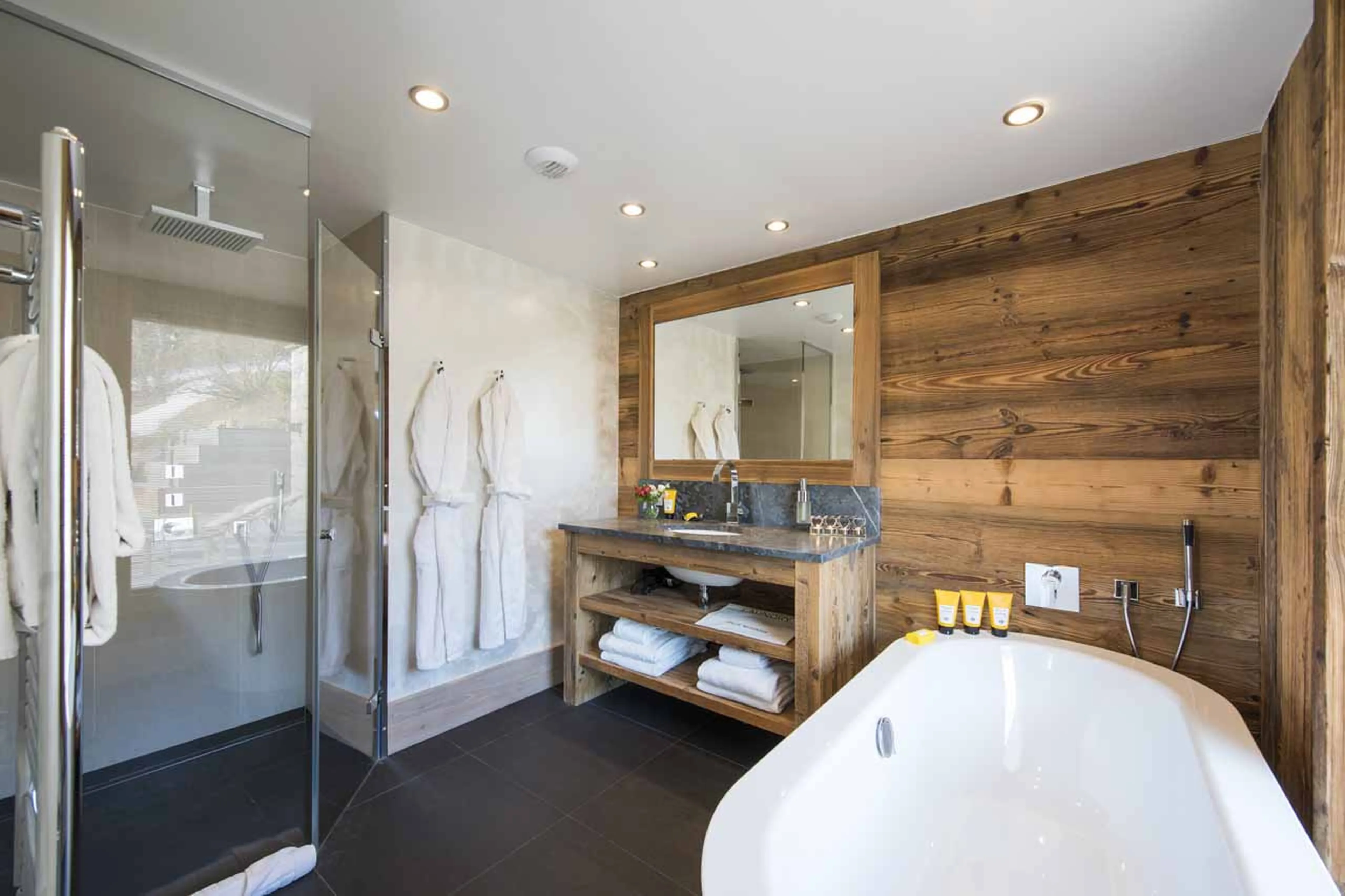 Bathroom three at Chalet Mont Tremblant in Meribel