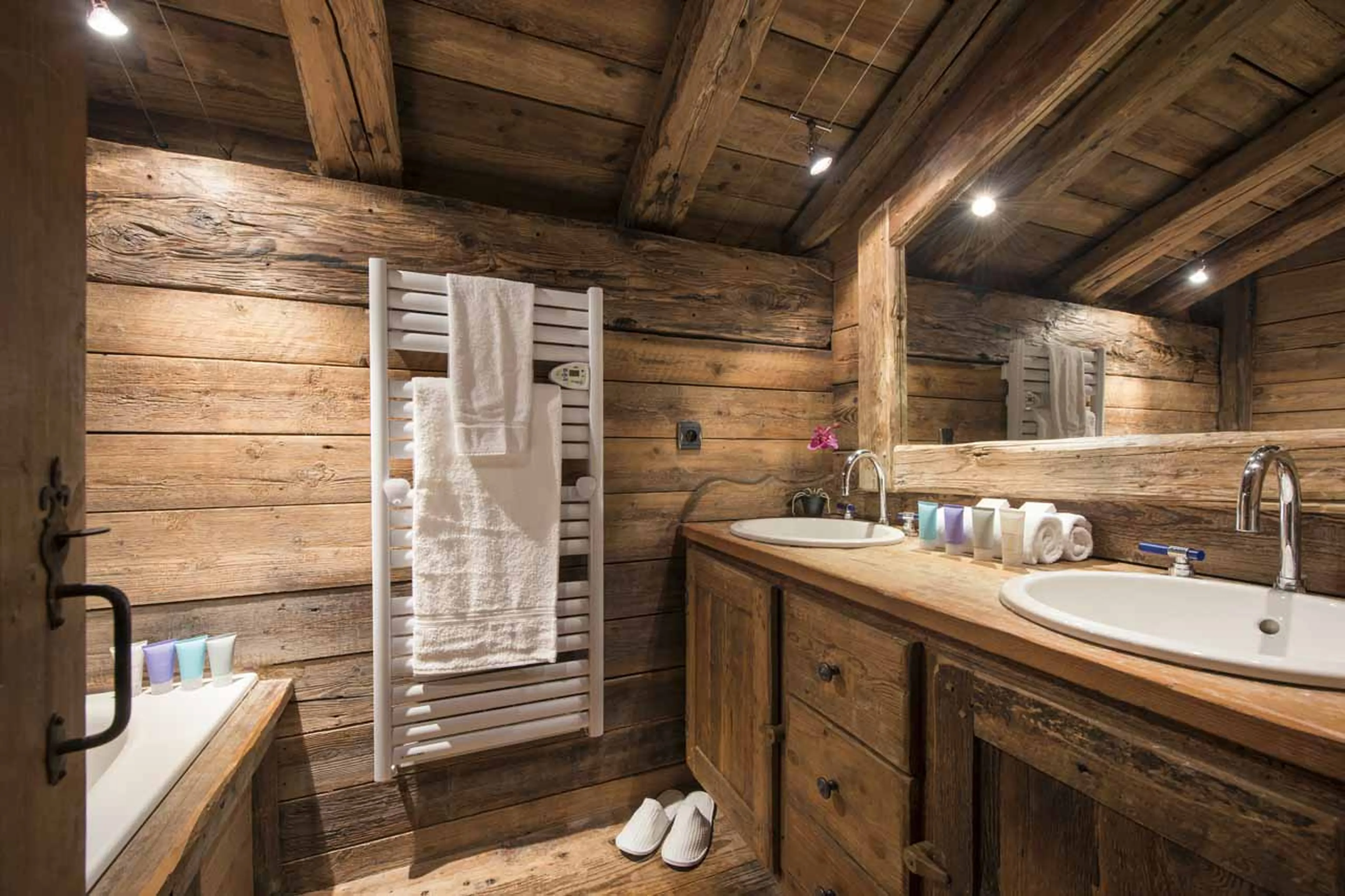 Bathroom two at Chalet Montana in Courchevel 1850