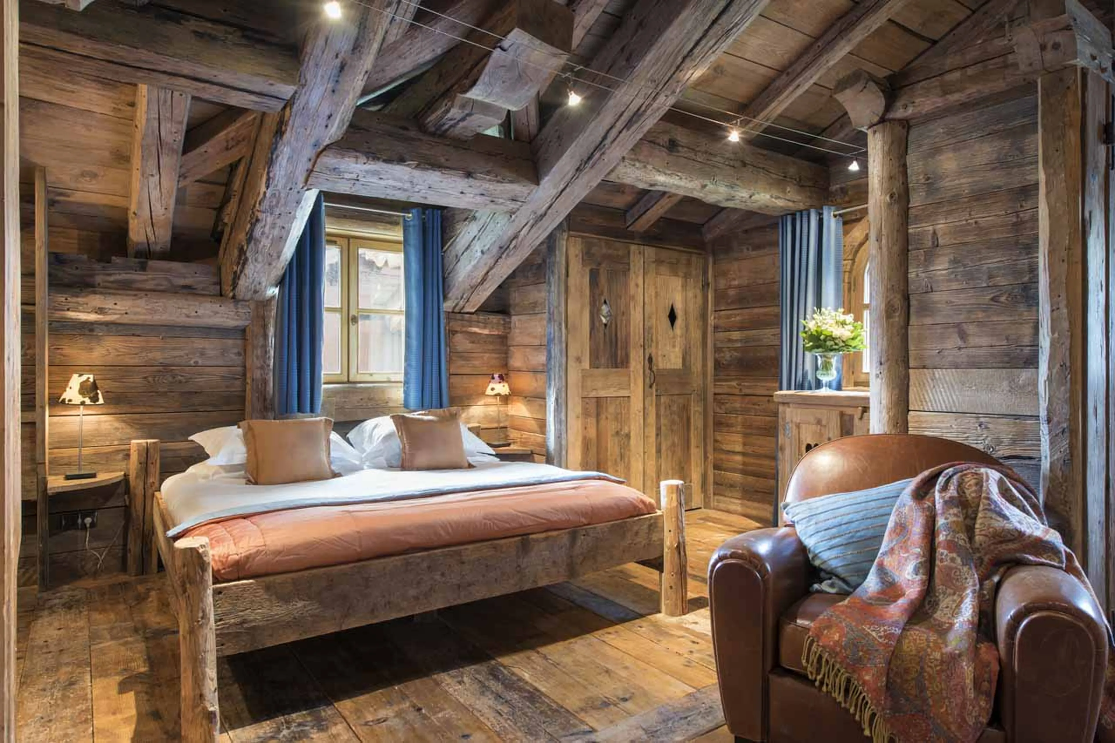 Bedroom two at Chalet Montana in Courchevel 1850
