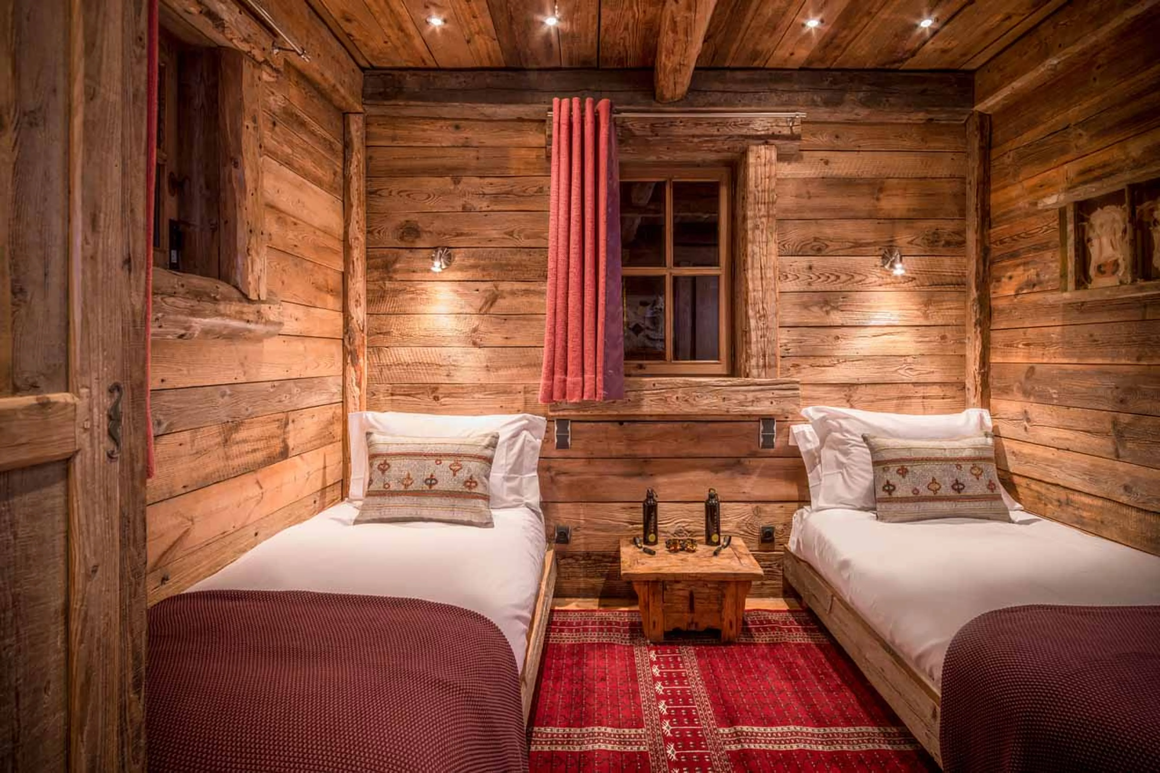 Bedroom three at Chalet Montana in Courchevel 1850