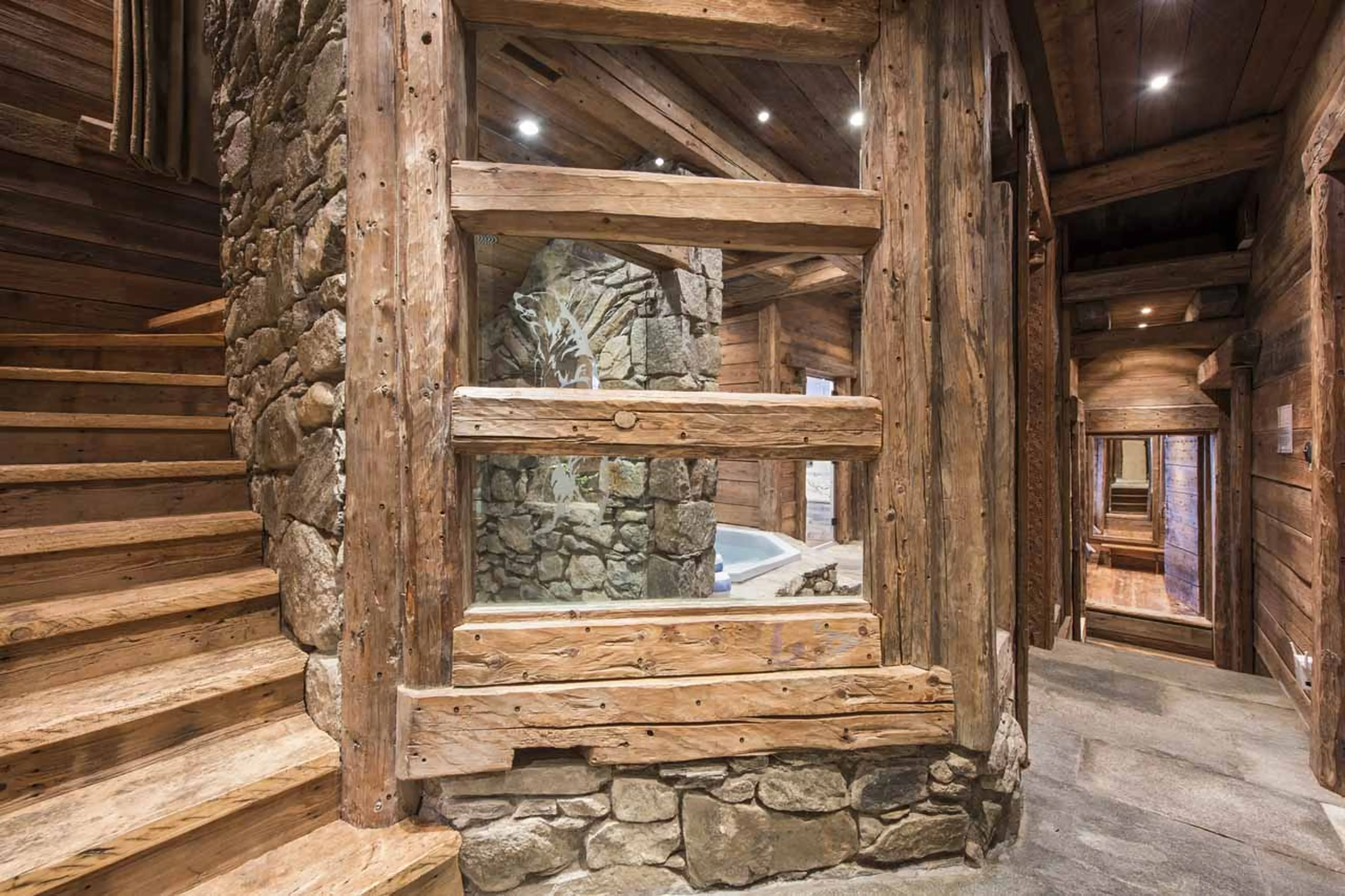 Spa area at Chalet Montana in Courchevel 1850
