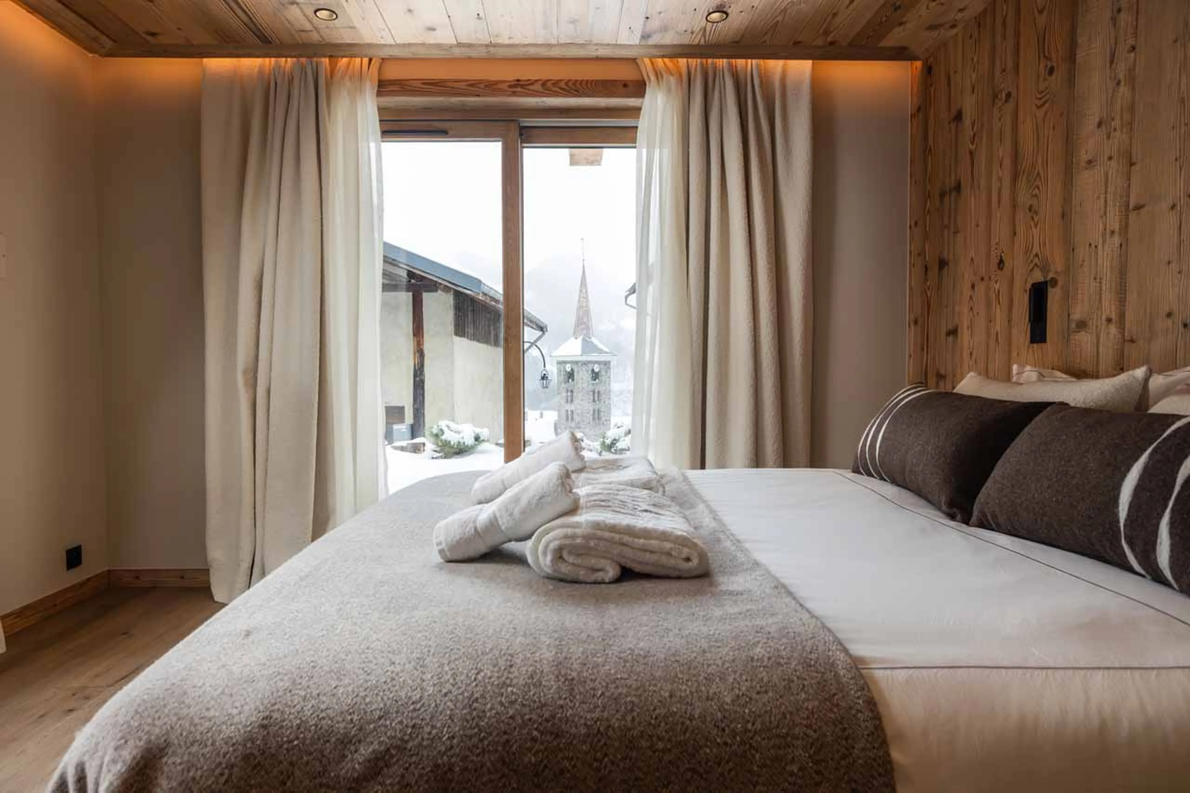 Bedroom 2 view of Chalet Montana in St Martin de Belleville