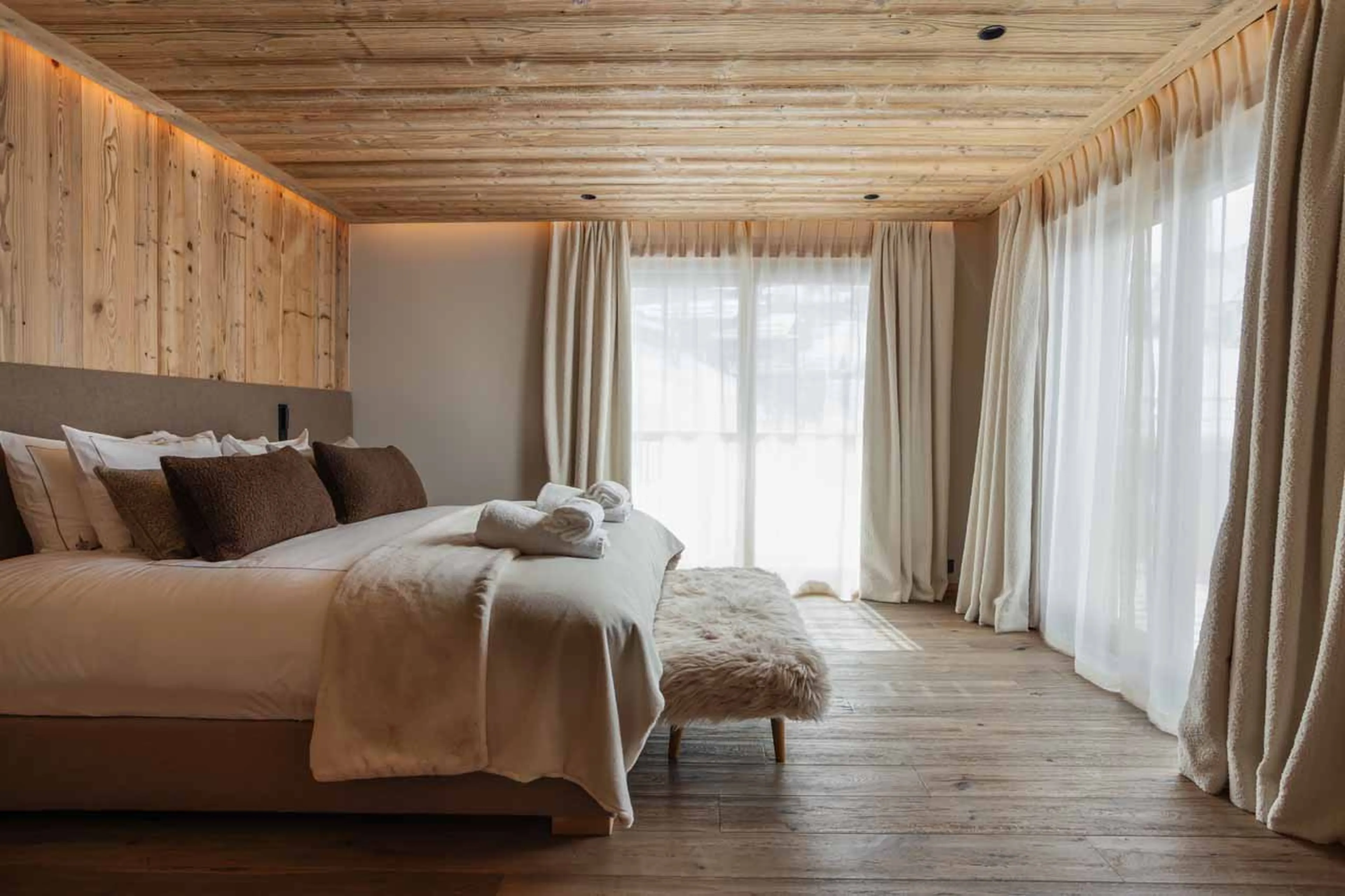 Bedroom 4 of Chalet Montana in St Martin de Belleville