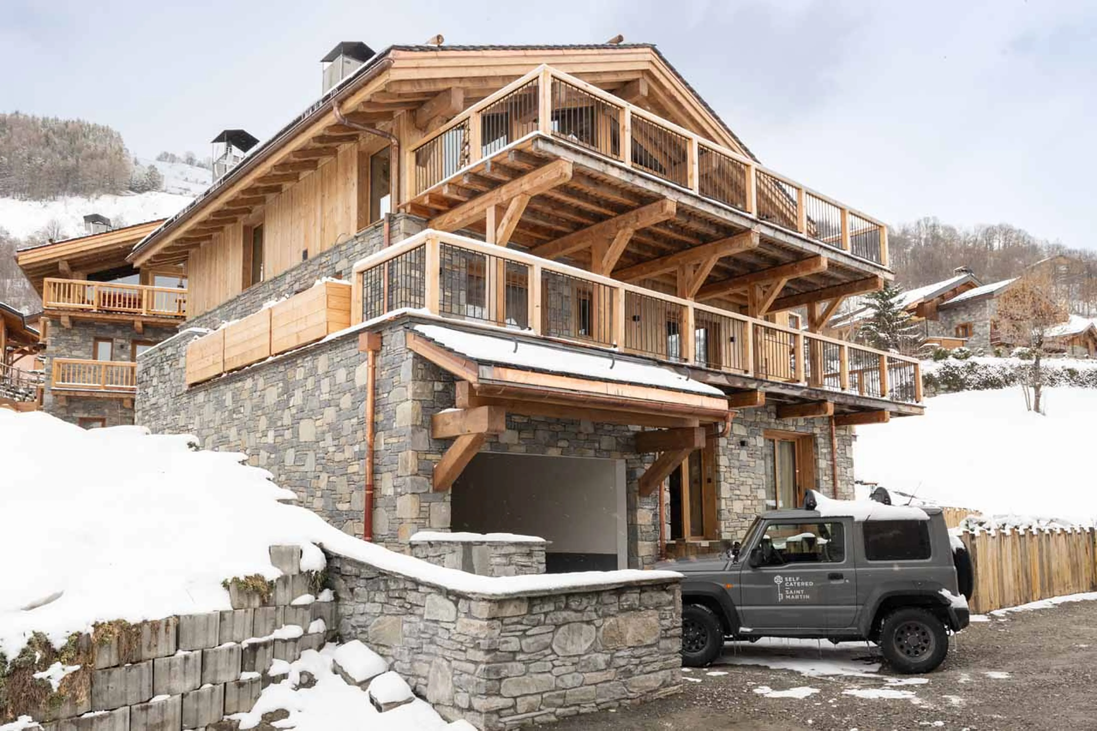 Exterior of Chalet Montana in St Martin de Belleville