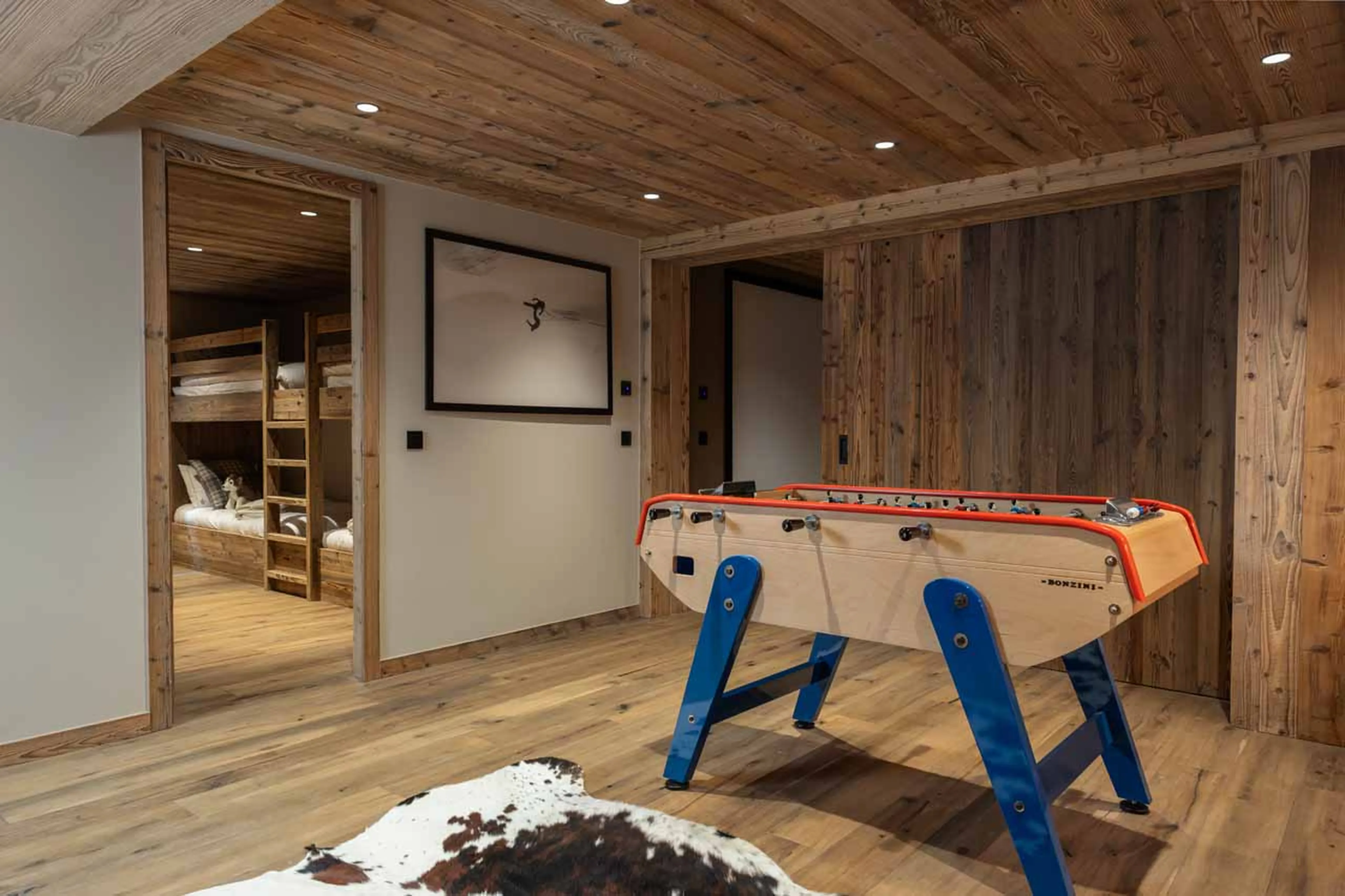 Games room of Chalet Montana in St Martin de Belleville