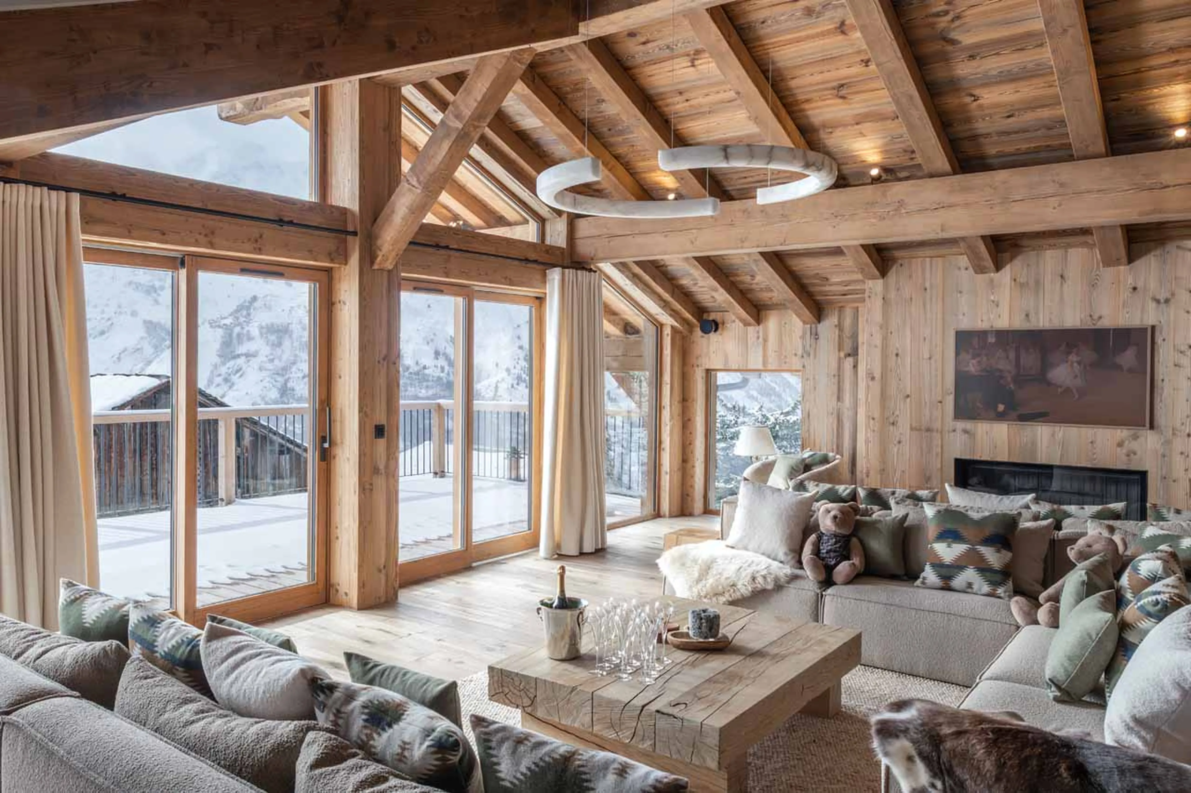 Living area of Chalet Montana in St Martin de Belleville