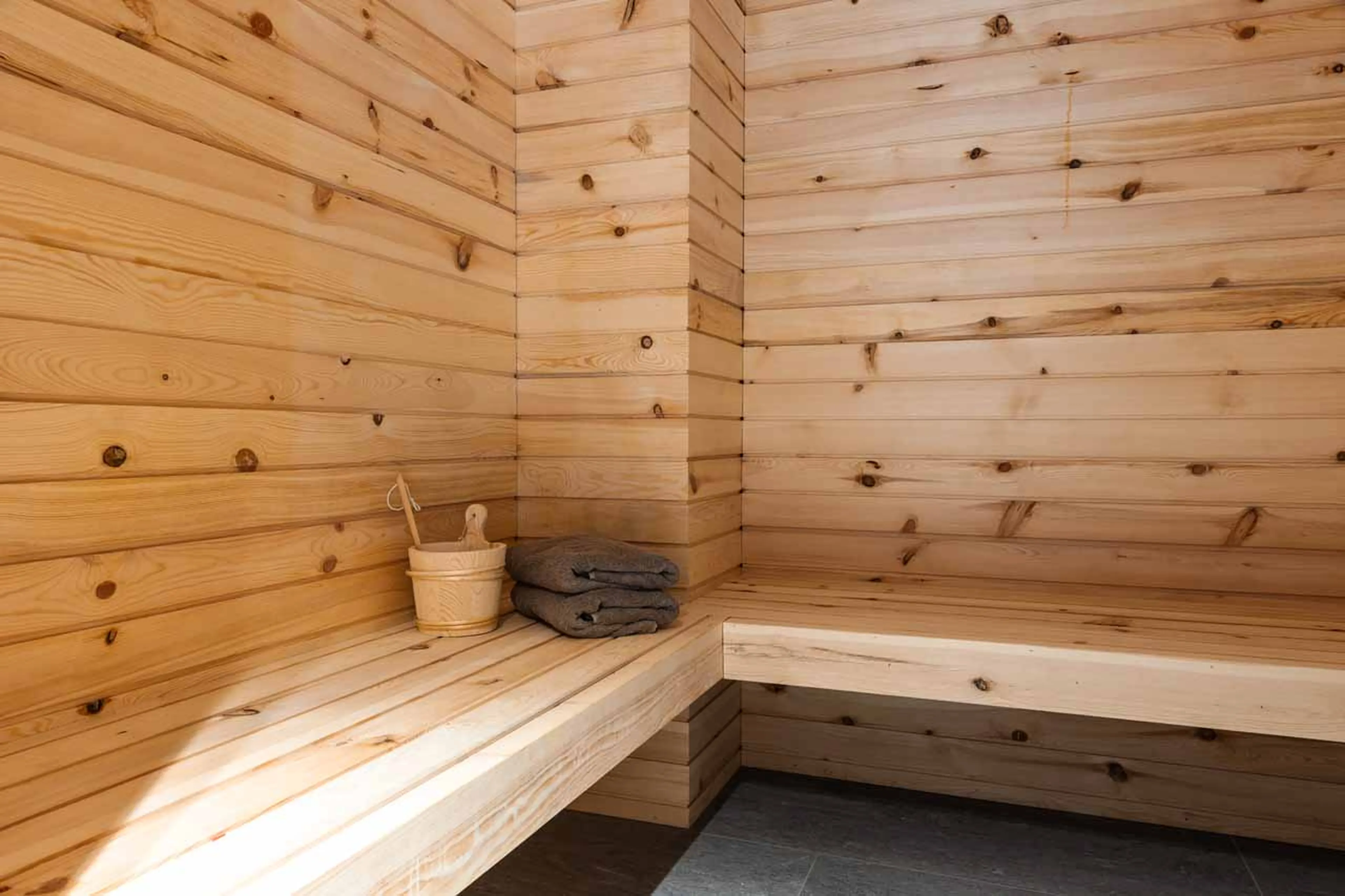 Sauna of Chalet Montana in St Martin de Belleville
