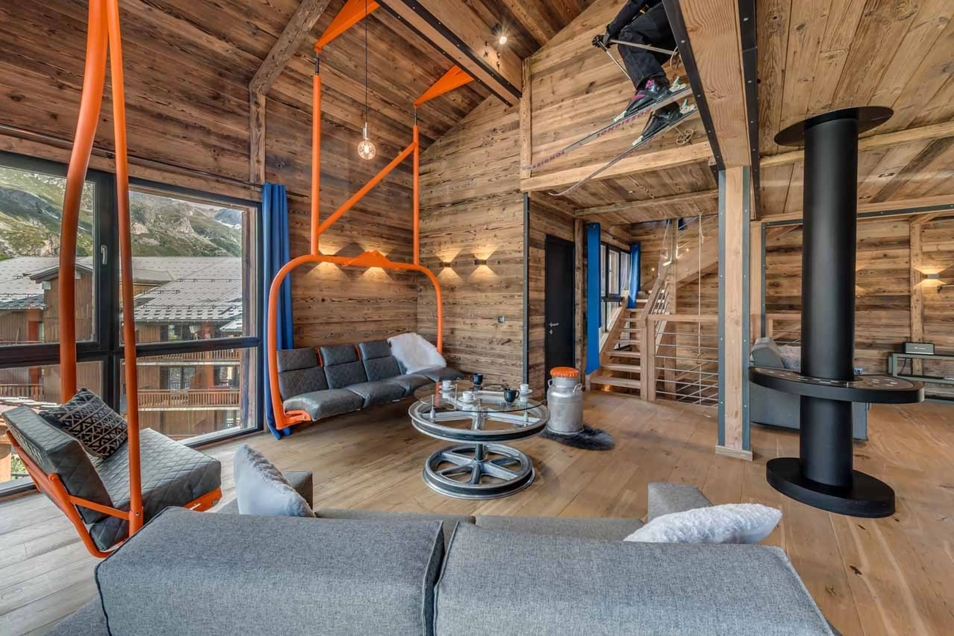 Living room at Chalet Monts in Tignes