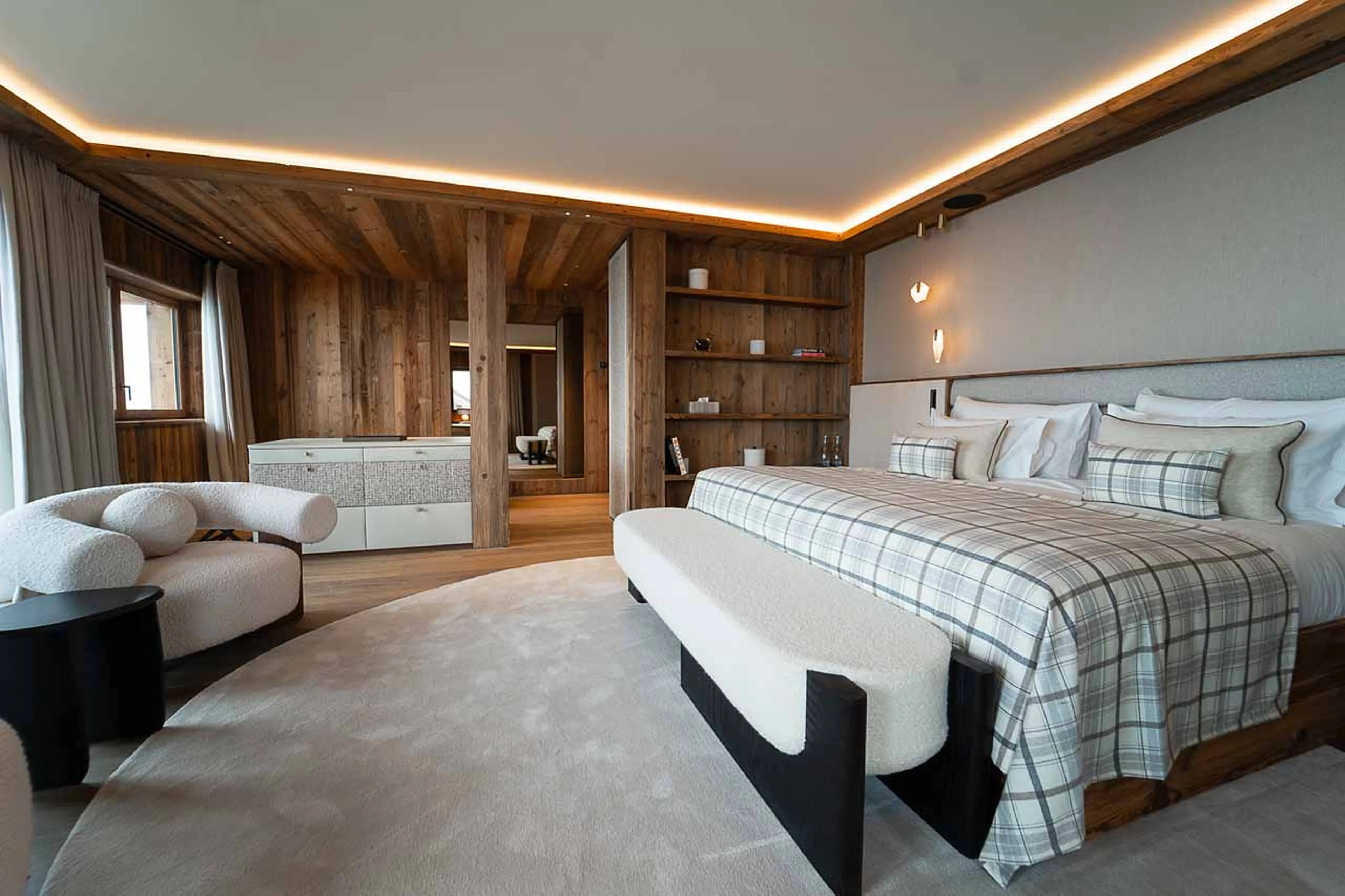 Bedroom 1 at Chalet Moon 1850 in Courchevel 1850