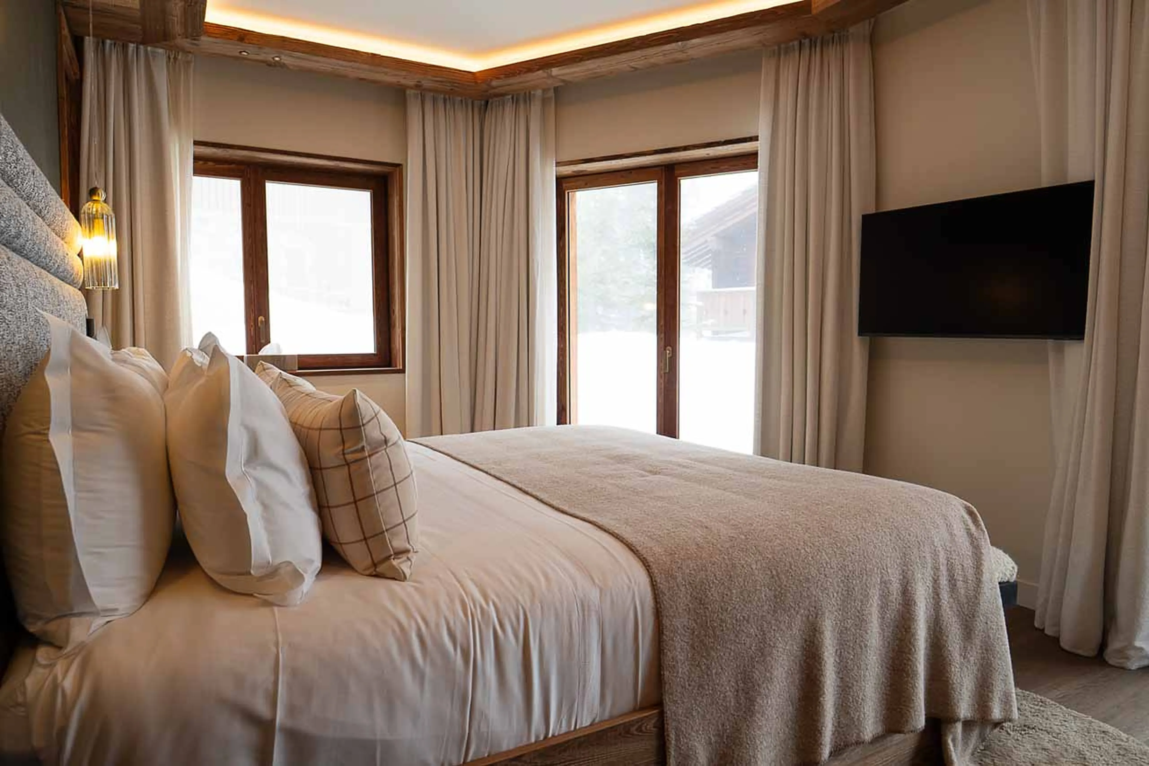 Bedroom 5 at Chalet Moon 1850 in Courchevel 1850