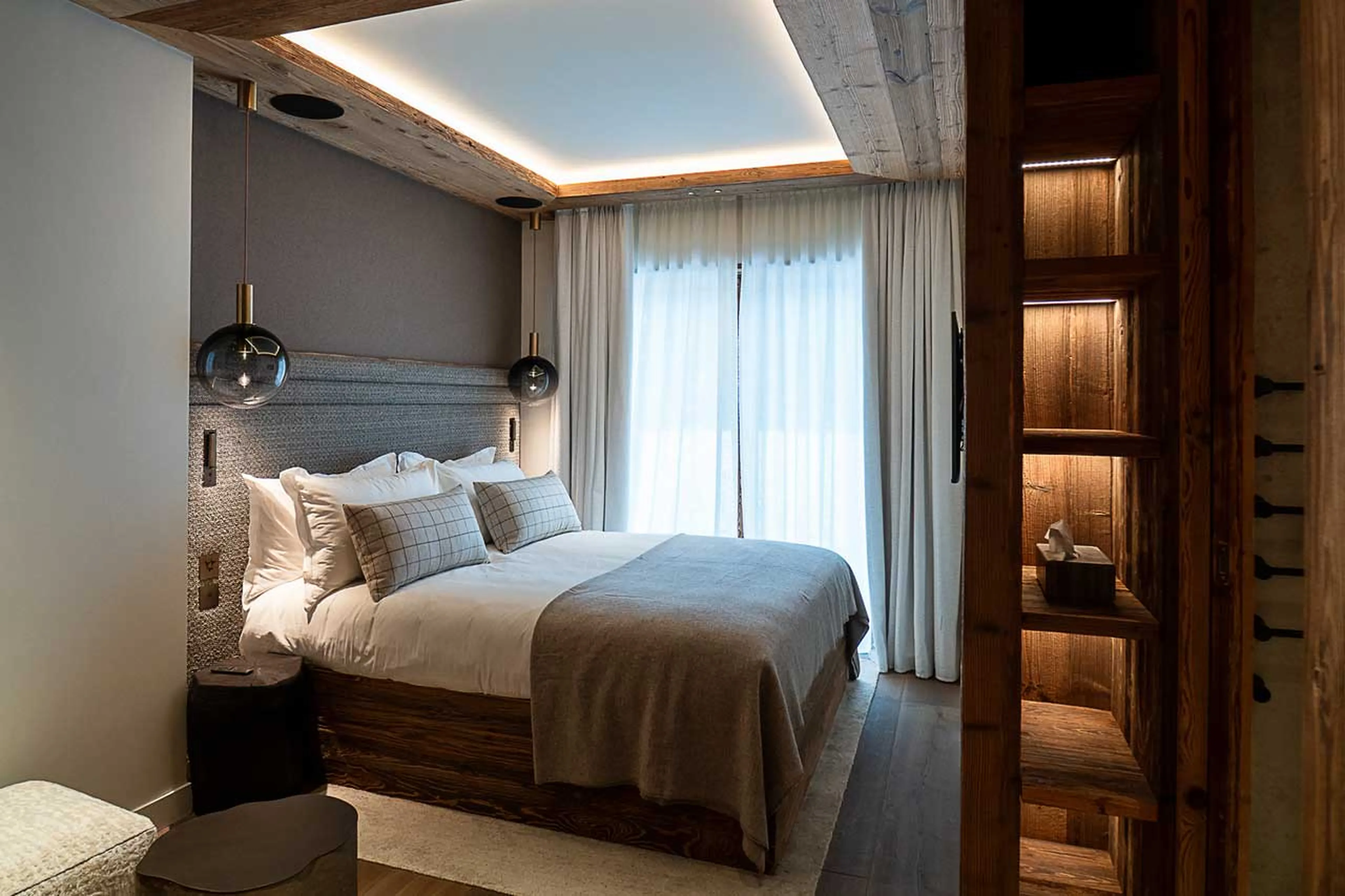 Bedroom 6 at Chalet Moon 1850 in Courchevel 1850