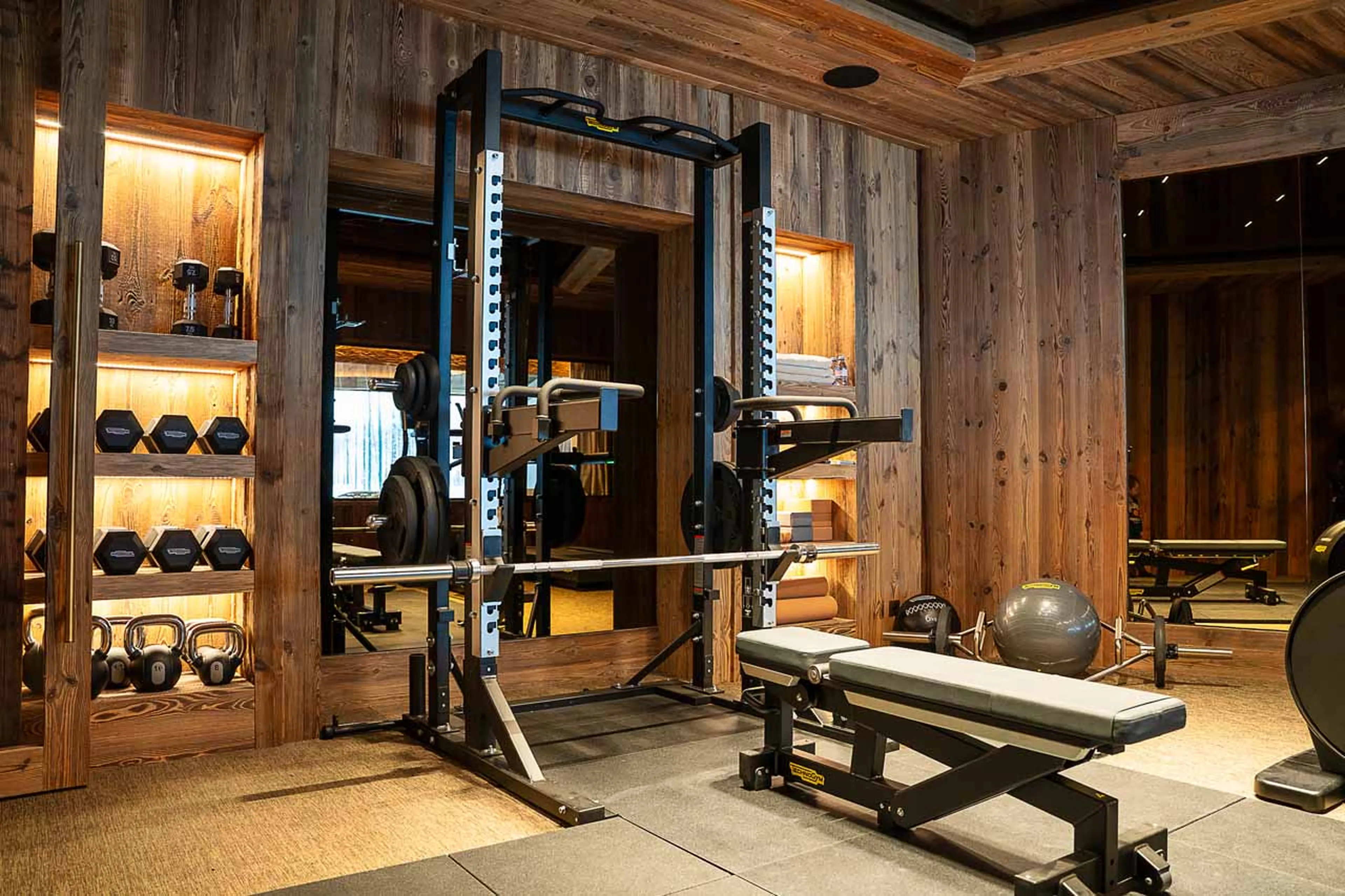 Gym at Chalet Moon 1850 in Courchevel 1850