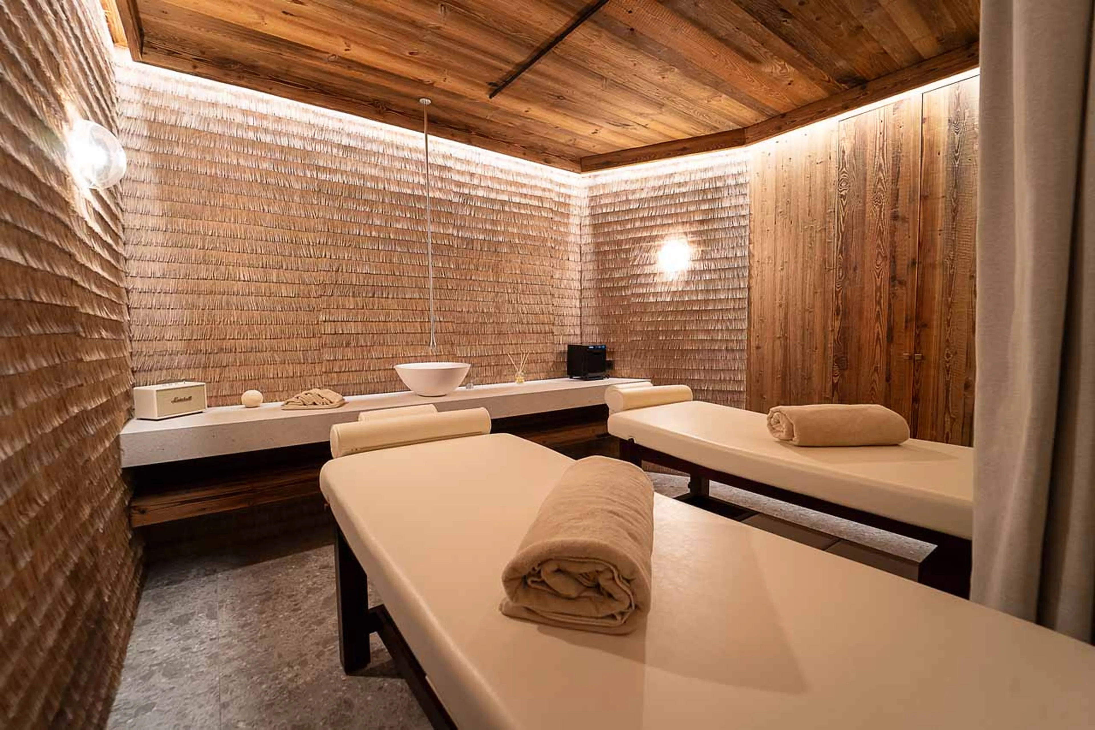 Massage room at Chalet Moon 1850 in Courchevel 1850