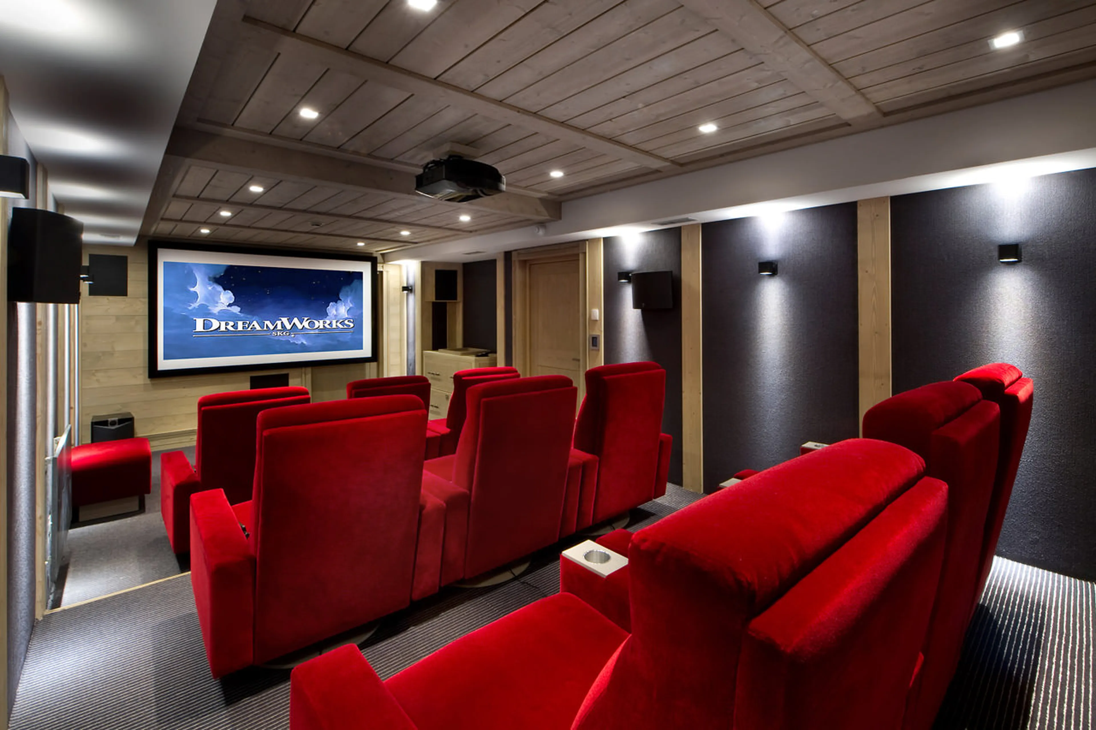 Cinema room at Chalet Muztagh in Courchevel 1850
