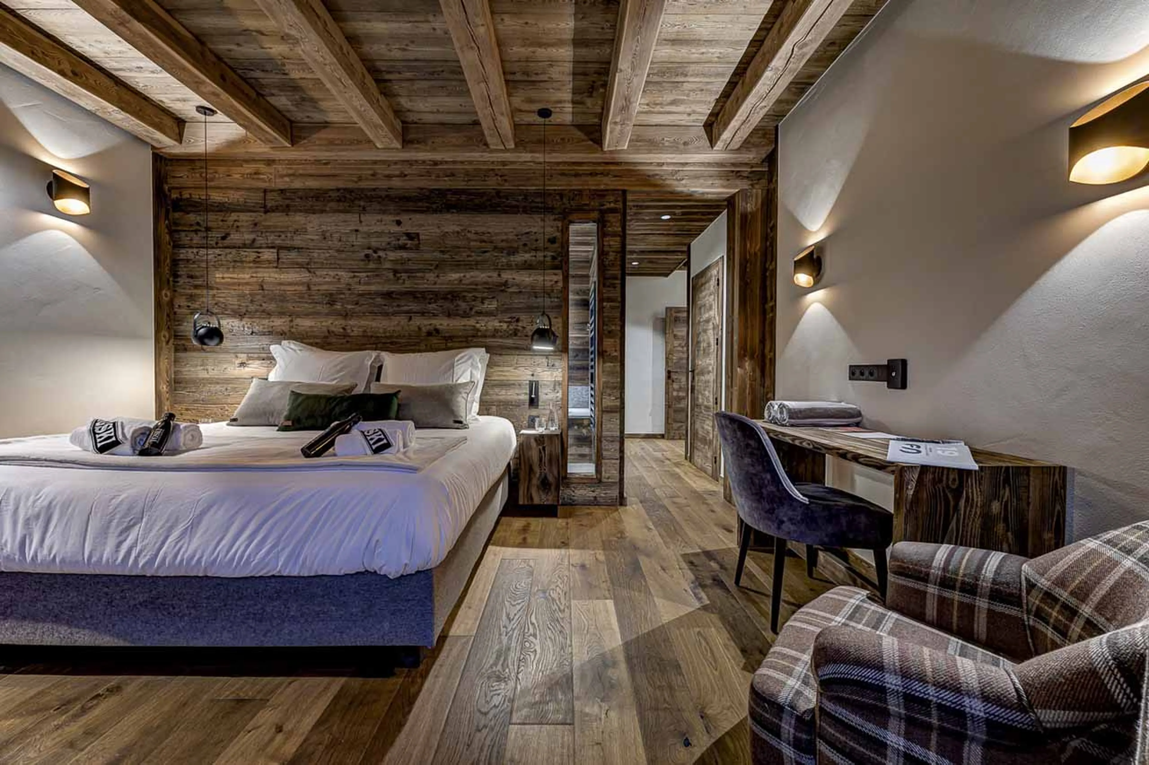 Bedroom 1 placeholder at Chalet Myriam in Meribel