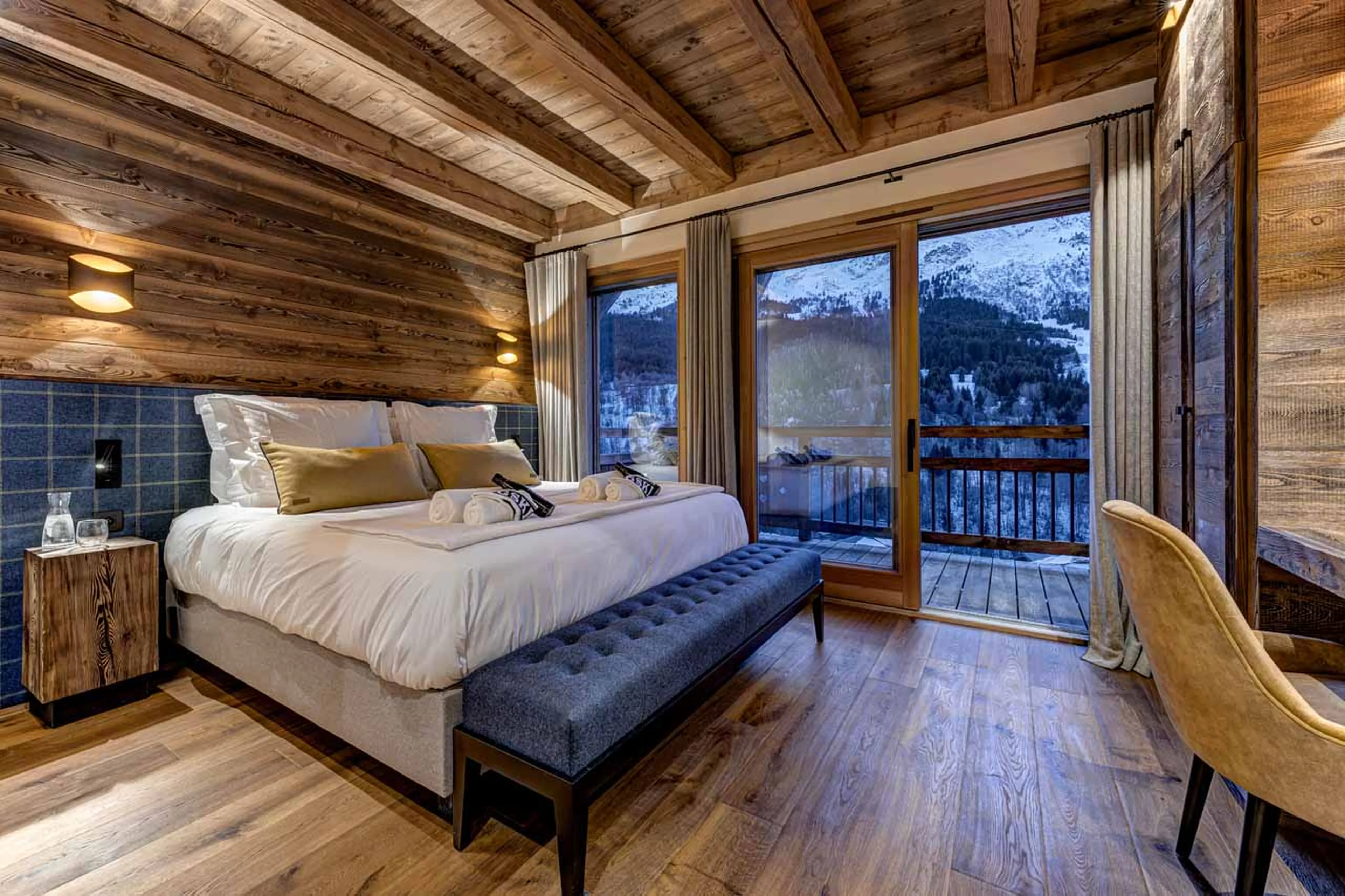 Bedroom 2 at Chalet Myriam in Meribel
