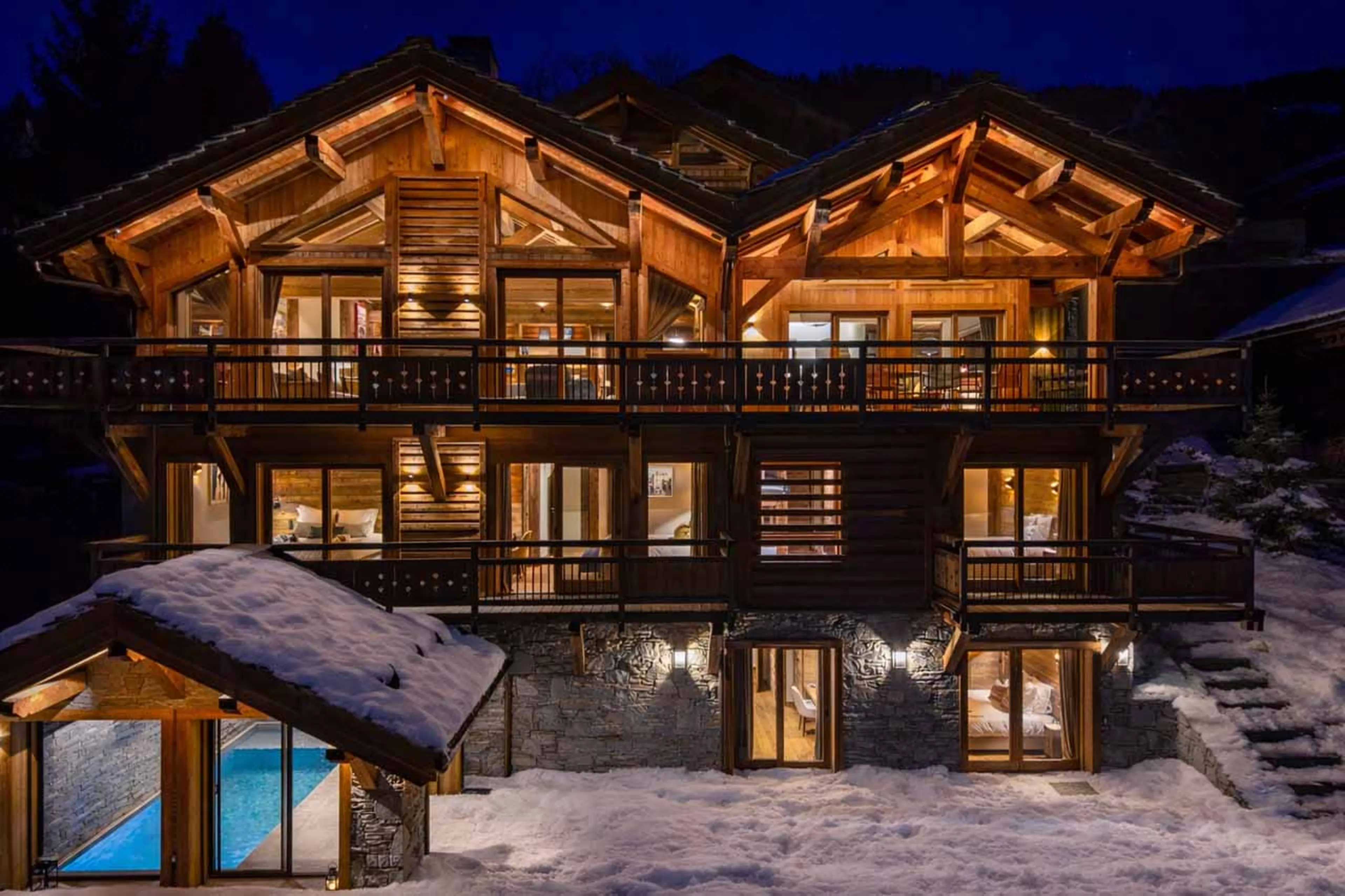 Exterior at Chalet Myriam in Meribel