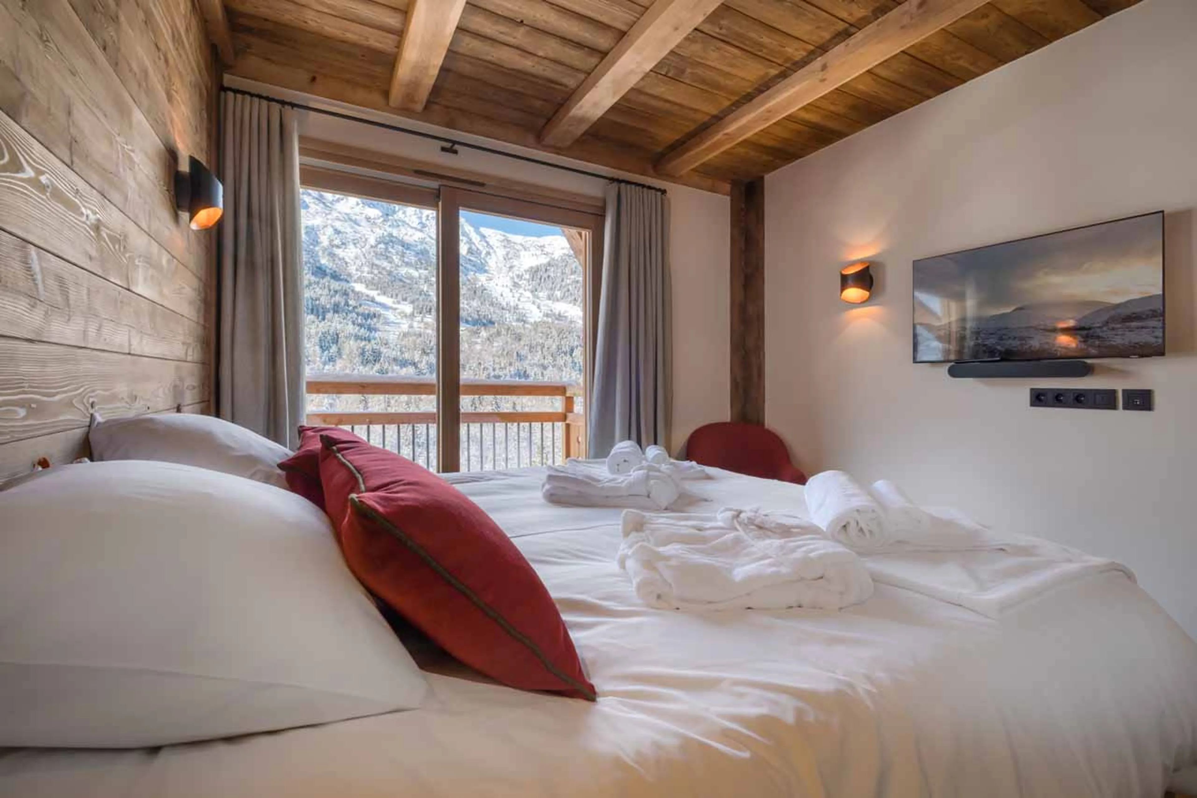 Bedroom 3 at Chalet Myriam in Meribel