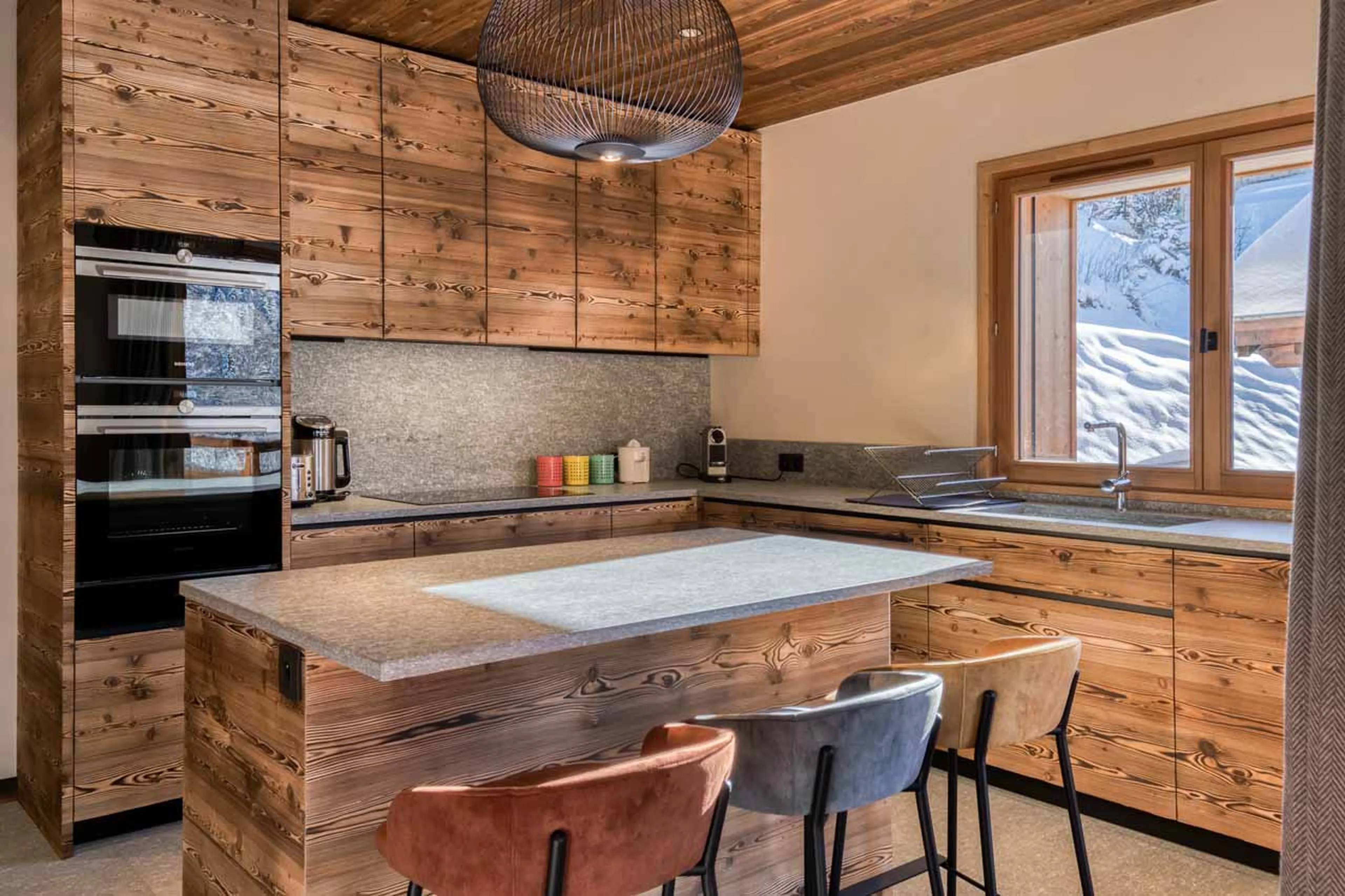 Kitchen at Chalet Myriam in Meribel