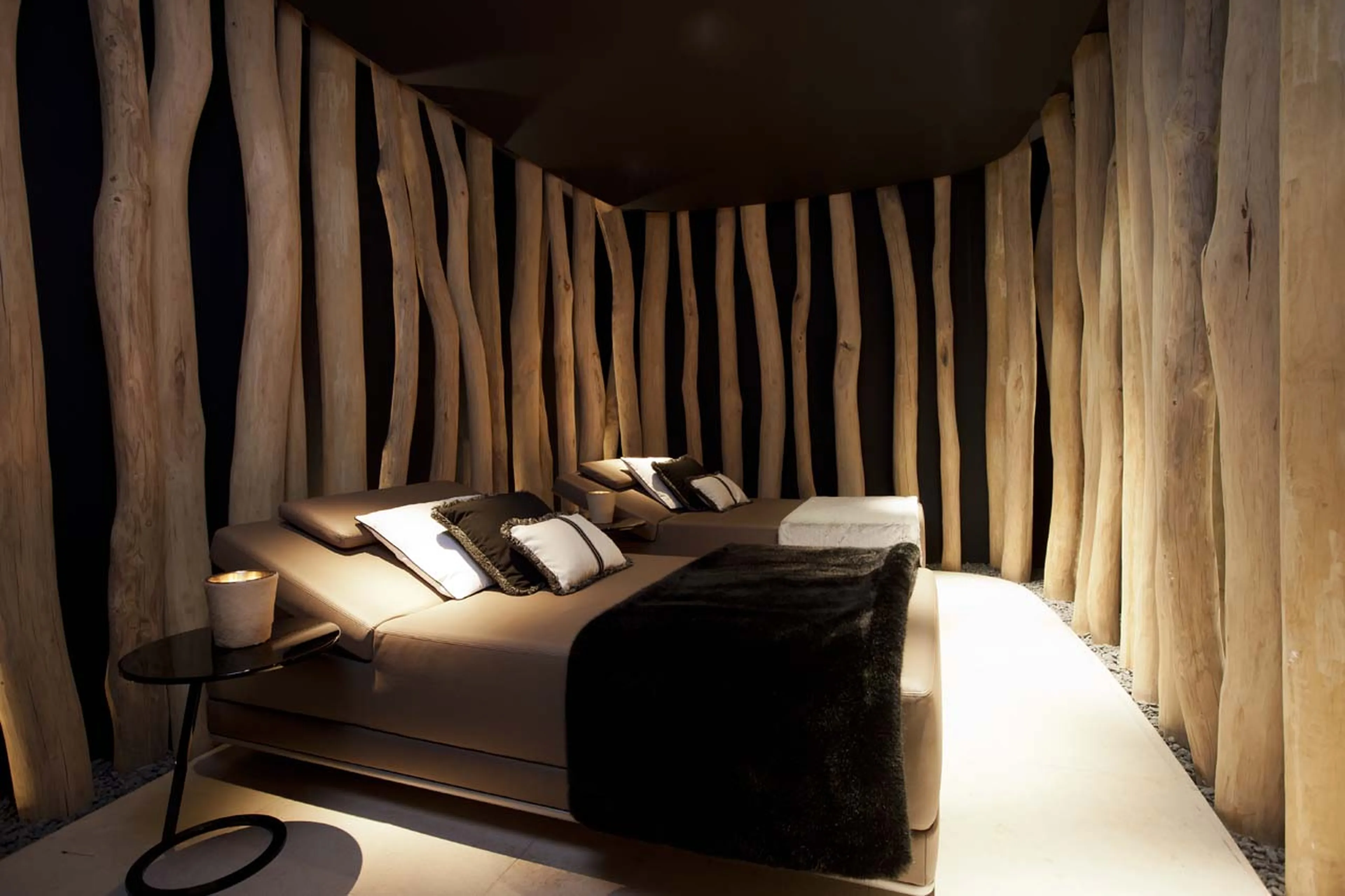 Relaxation area at Exterior of Chalet N in Lech