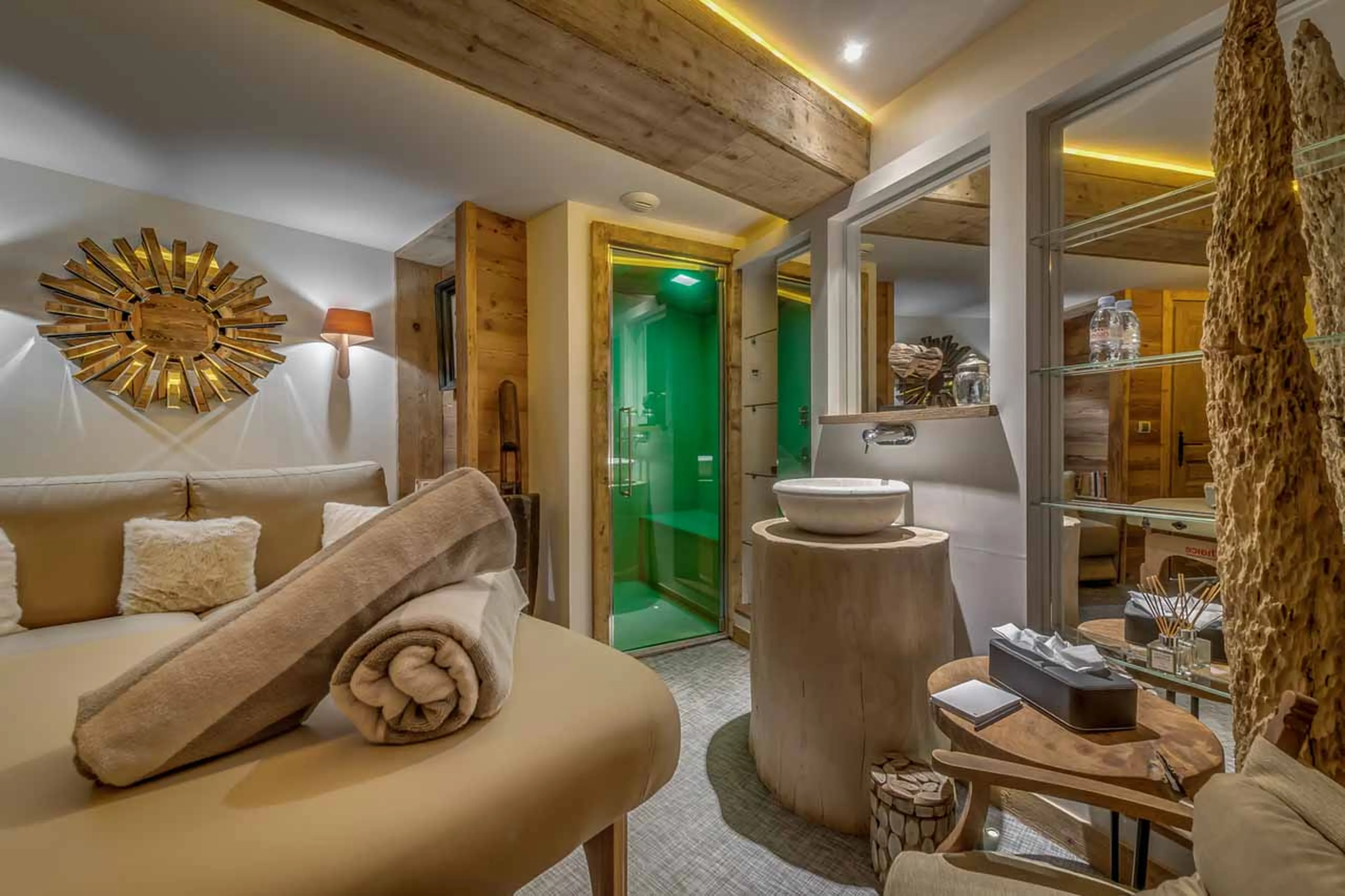 Hammam at  Chalet Le Namaste in Courchevel 1850