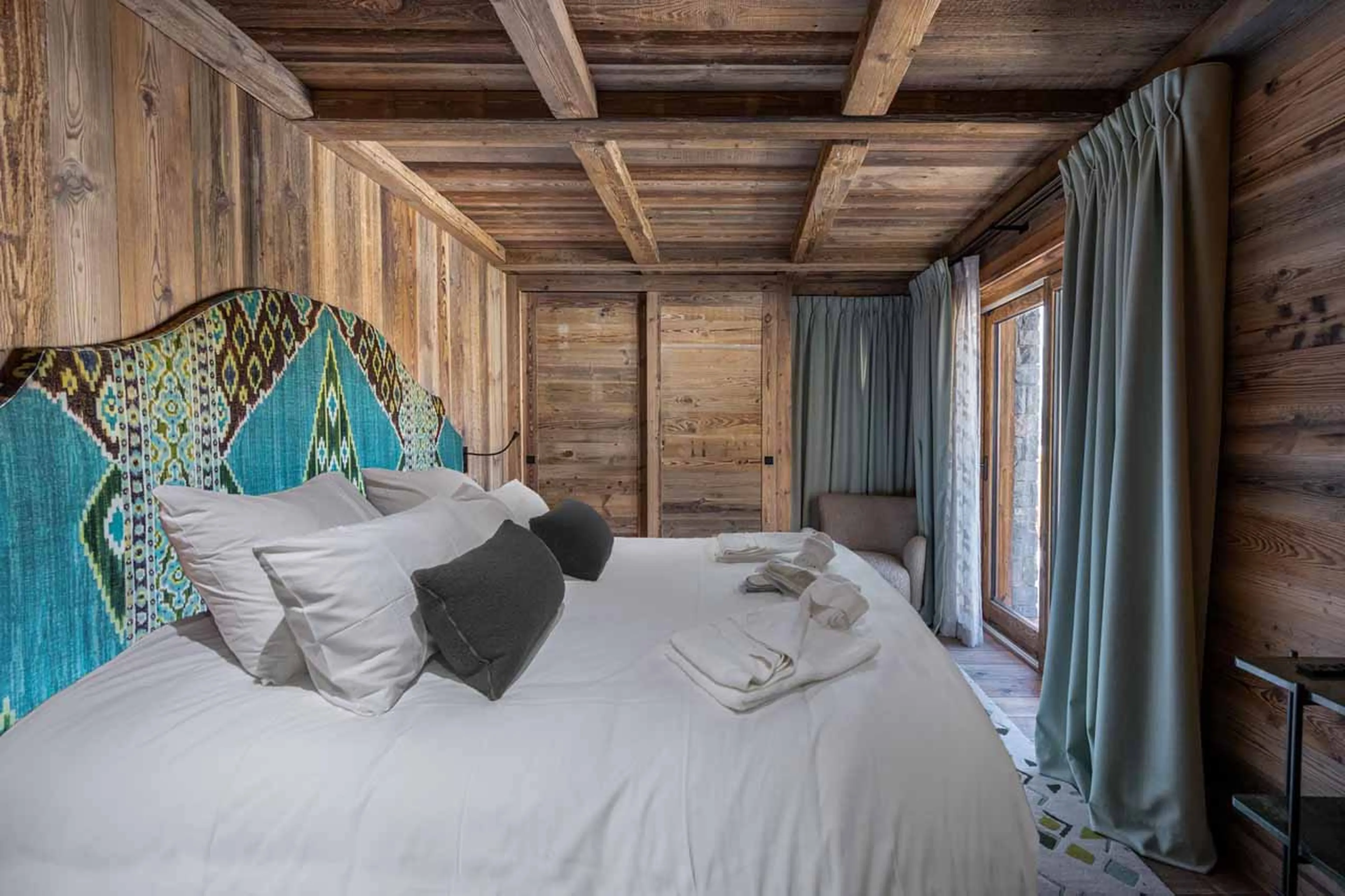 Bedroom four at Chalet Nanook in St Martin de Belleville