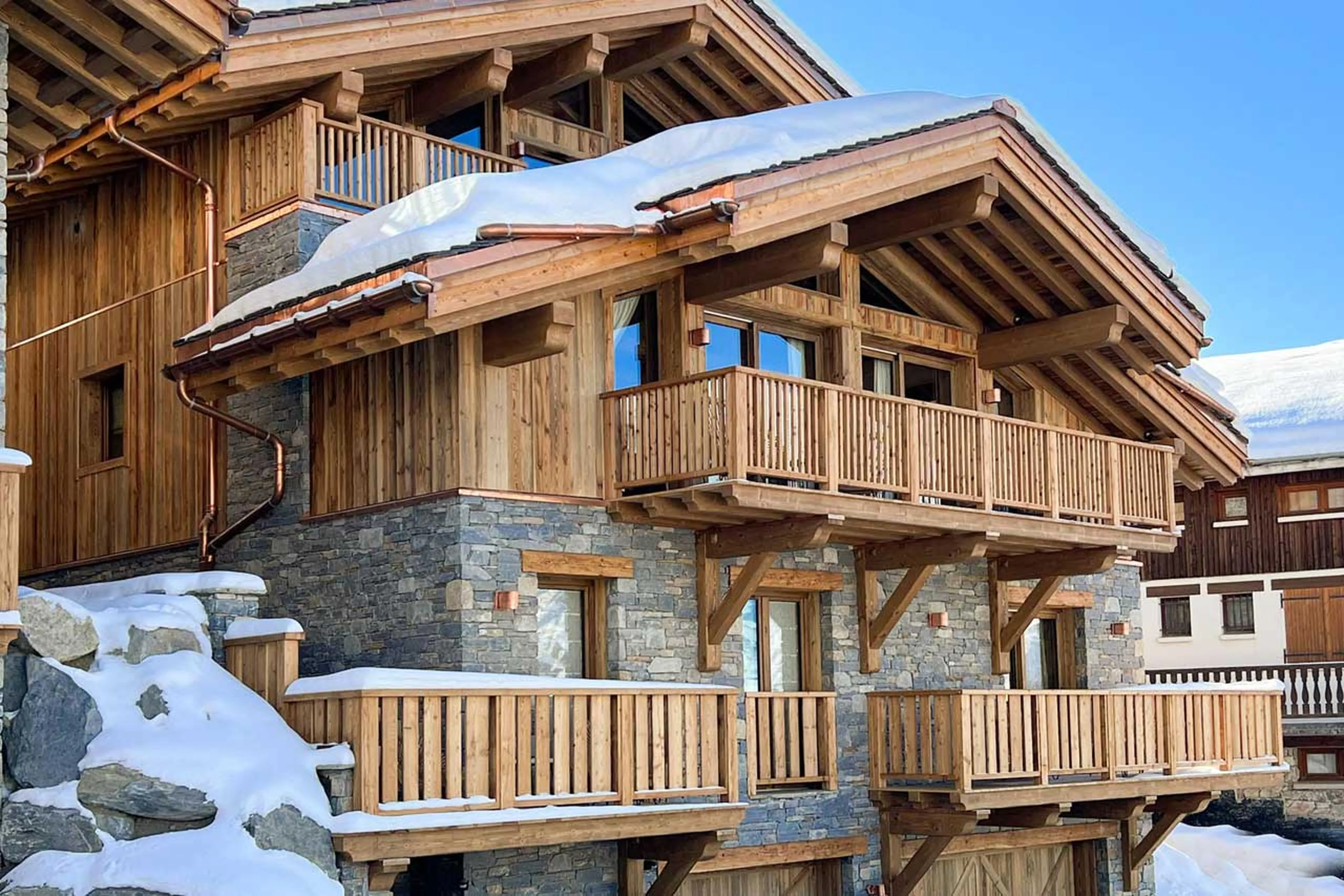 Exterior of Chalet Nanook in St Martin de Belleville