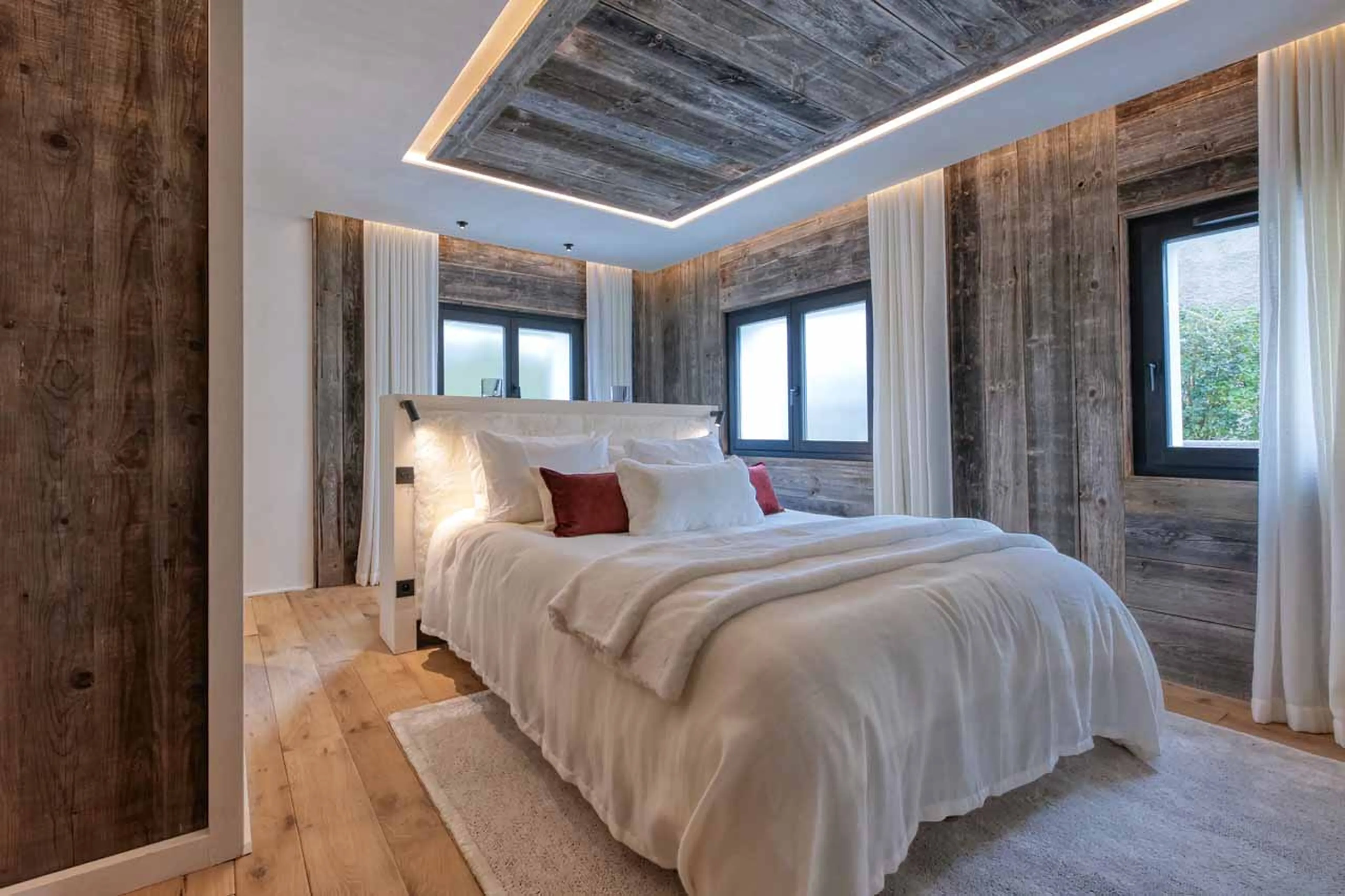 Bedroom 5 at Chalet Nebraska in Megeve
