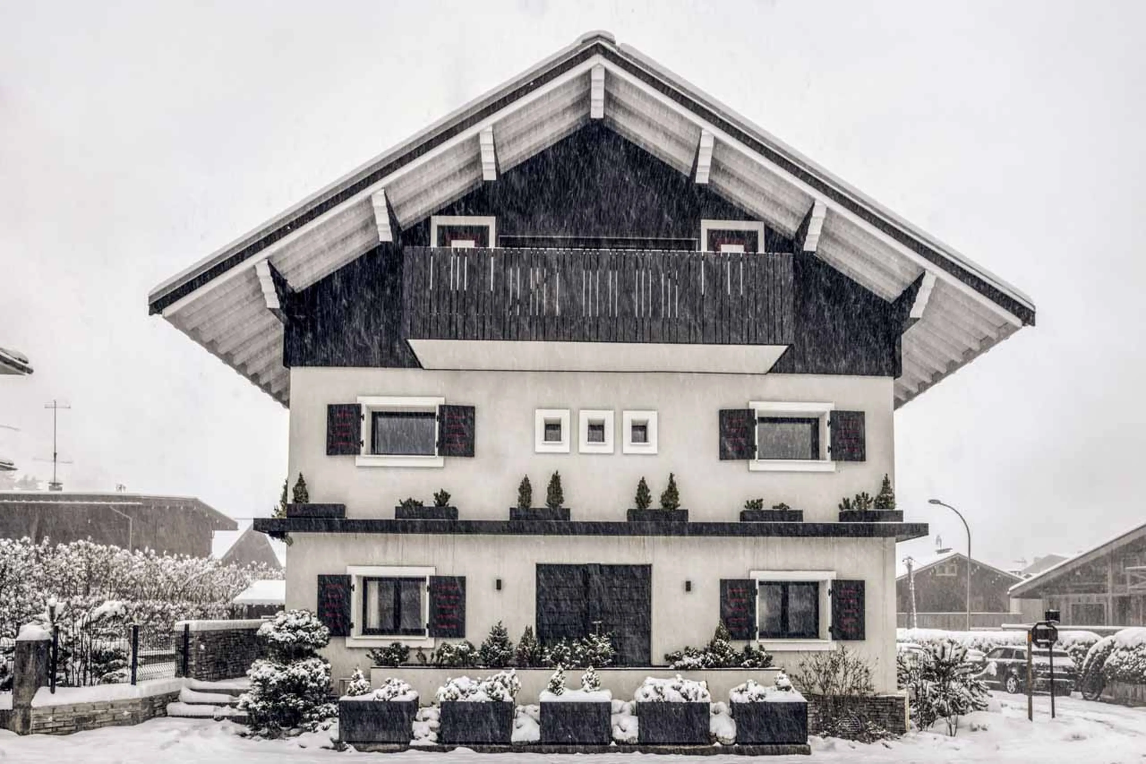 Exterior at Chalet Nebraska in Megeve