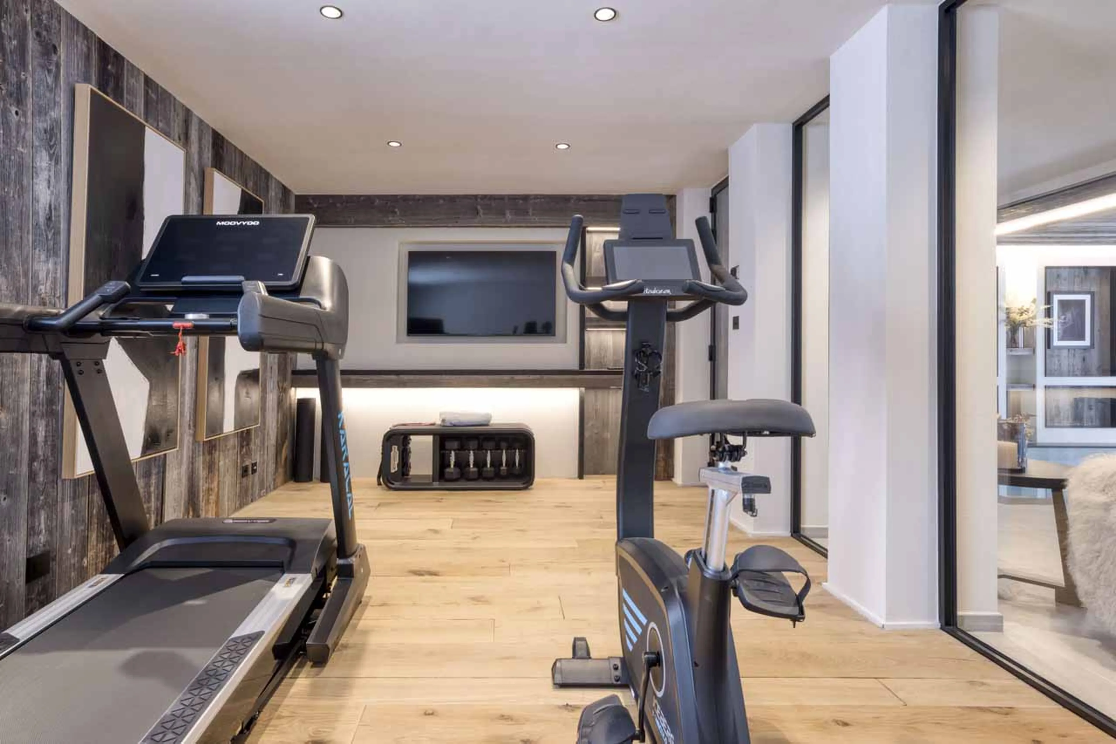 Gym at Chalet Nebraska in Megeve