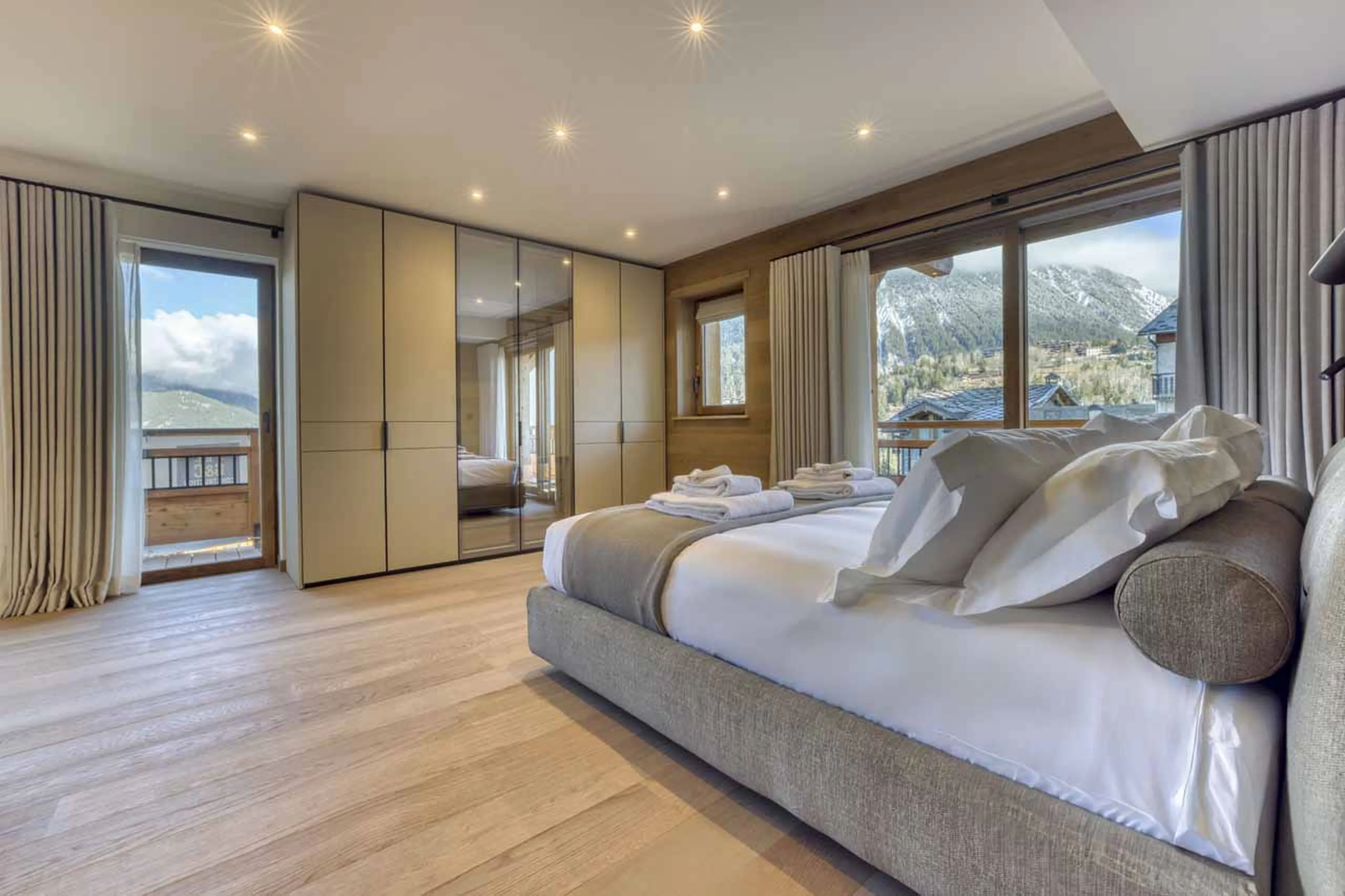 Bedroom 1 at Chalet Nid d'Hiver in Courchevel 1550