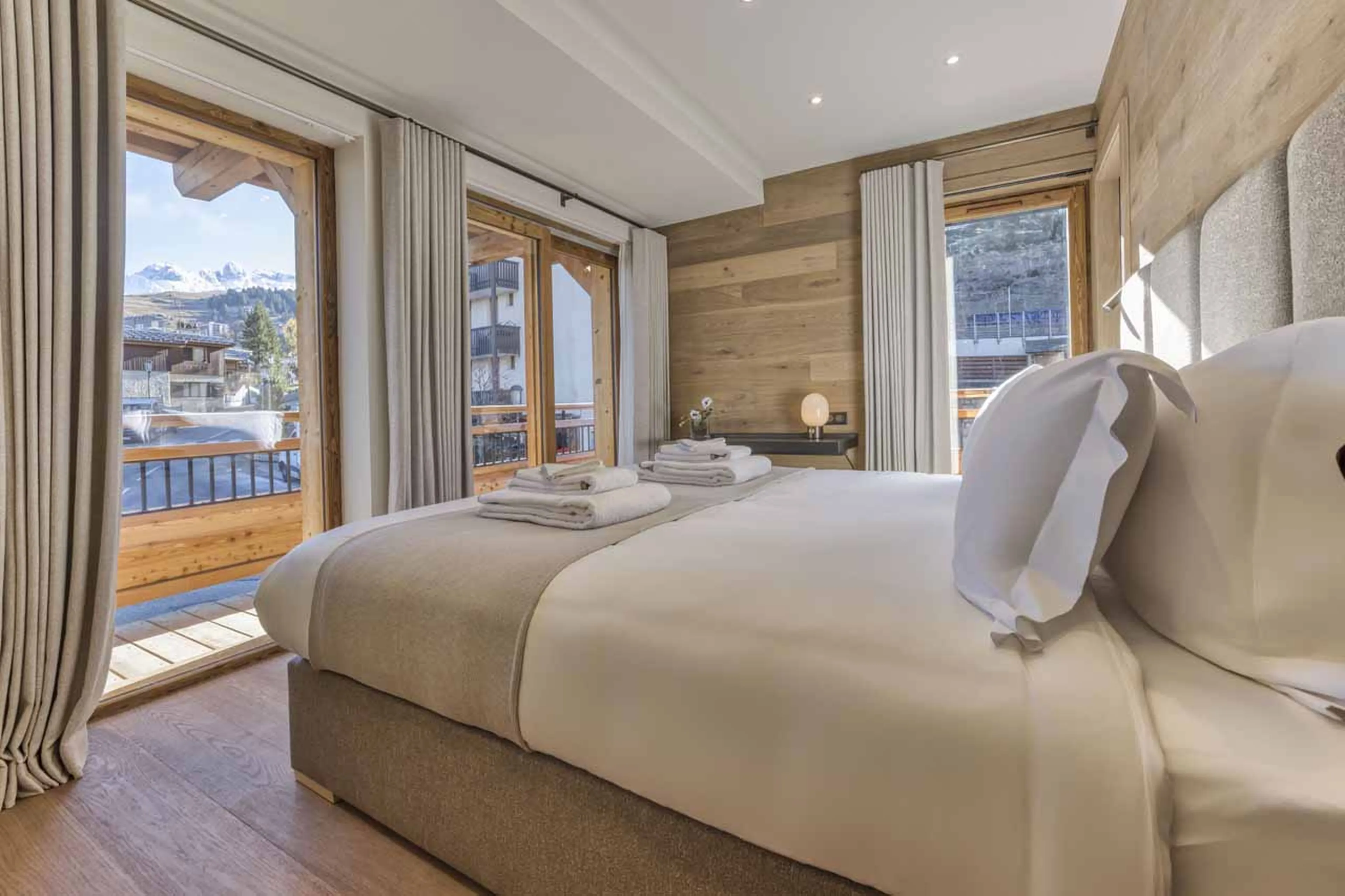 Bedroom 2 at Chalet Nid d'Hiver in Courchevel 1550