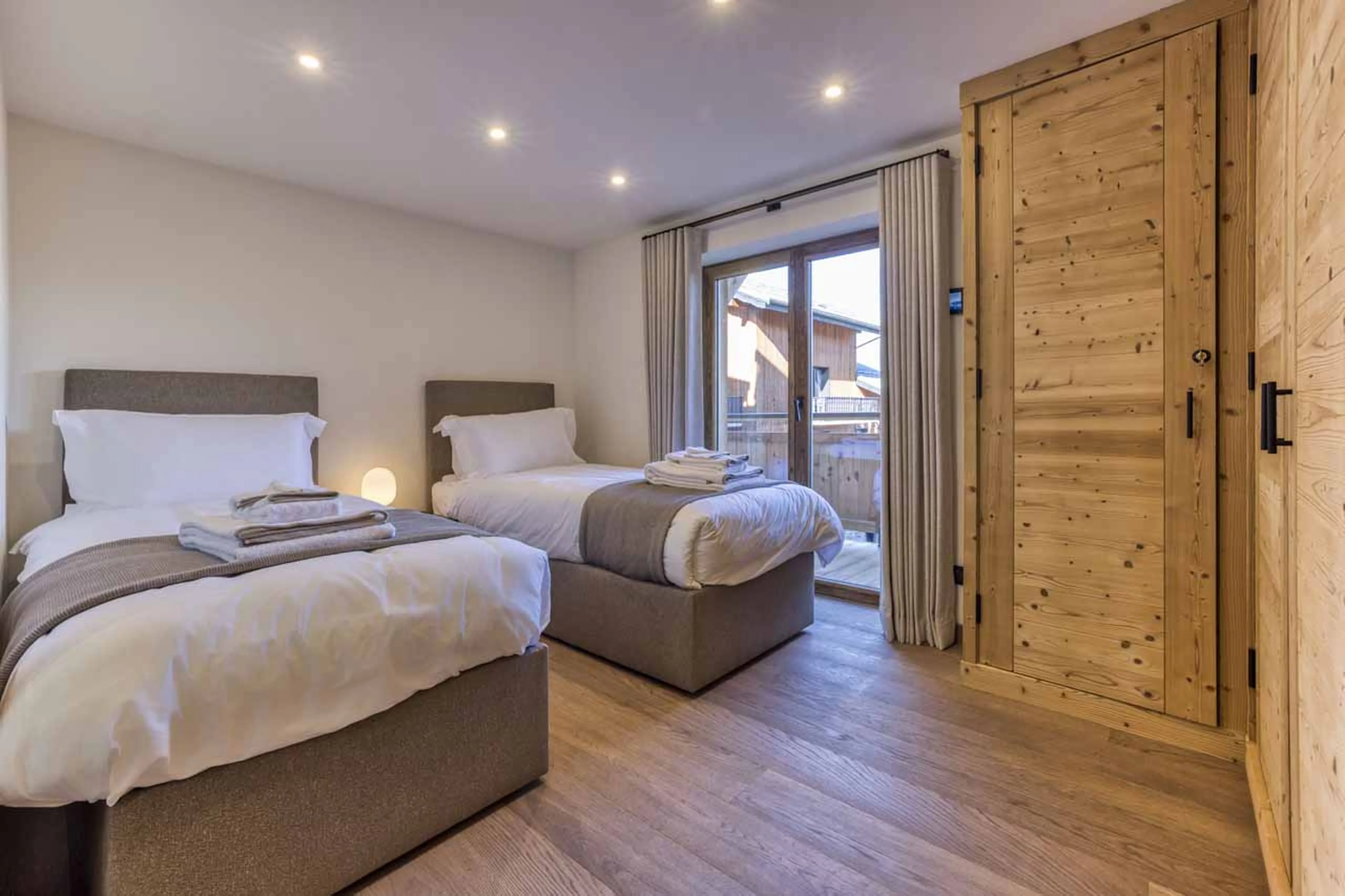 Bedroom 5 at Chalet Nid d'Hiver in Courchevel 1550