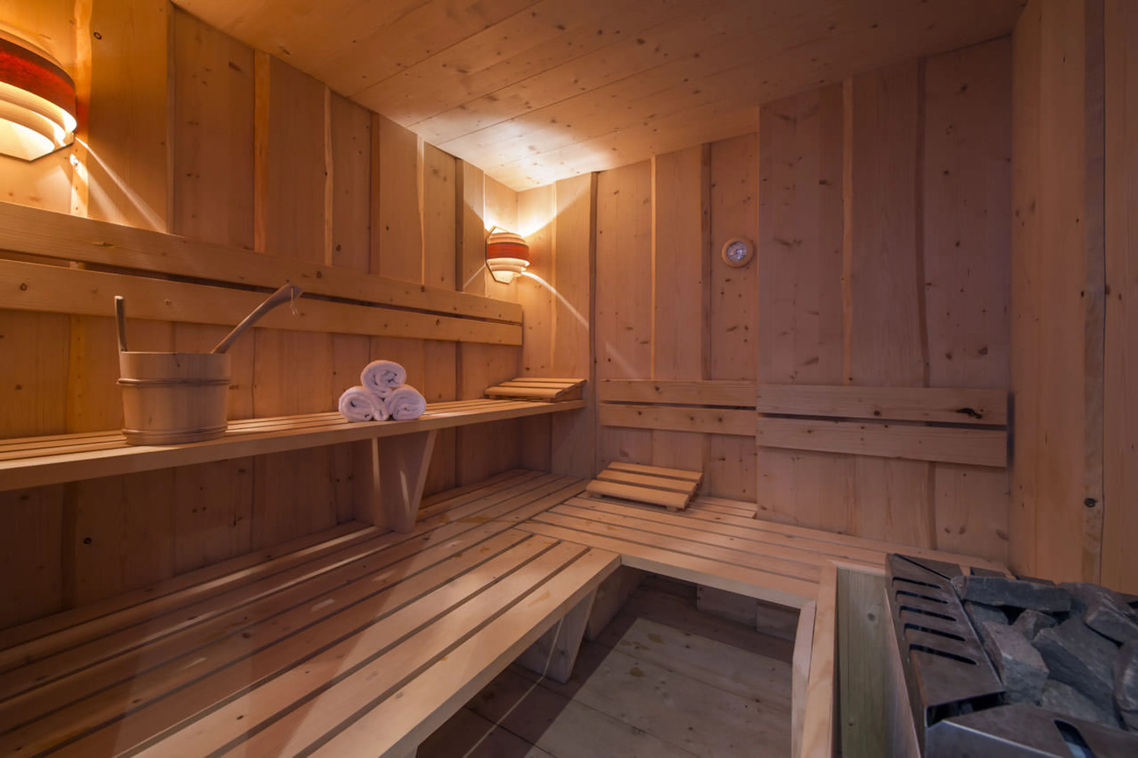 Sauna at Chalet Nyumba in Verbier
