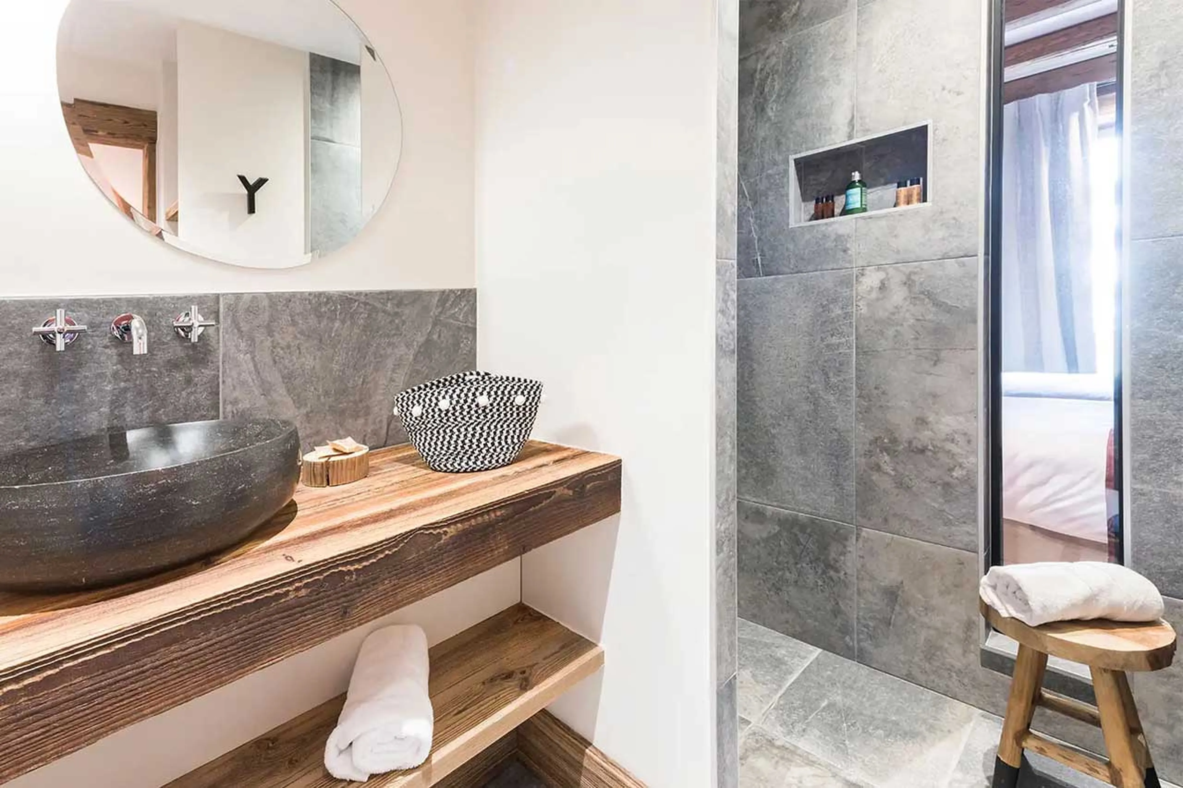 Bathroom two at Chalet O Valala in Val d'Isere