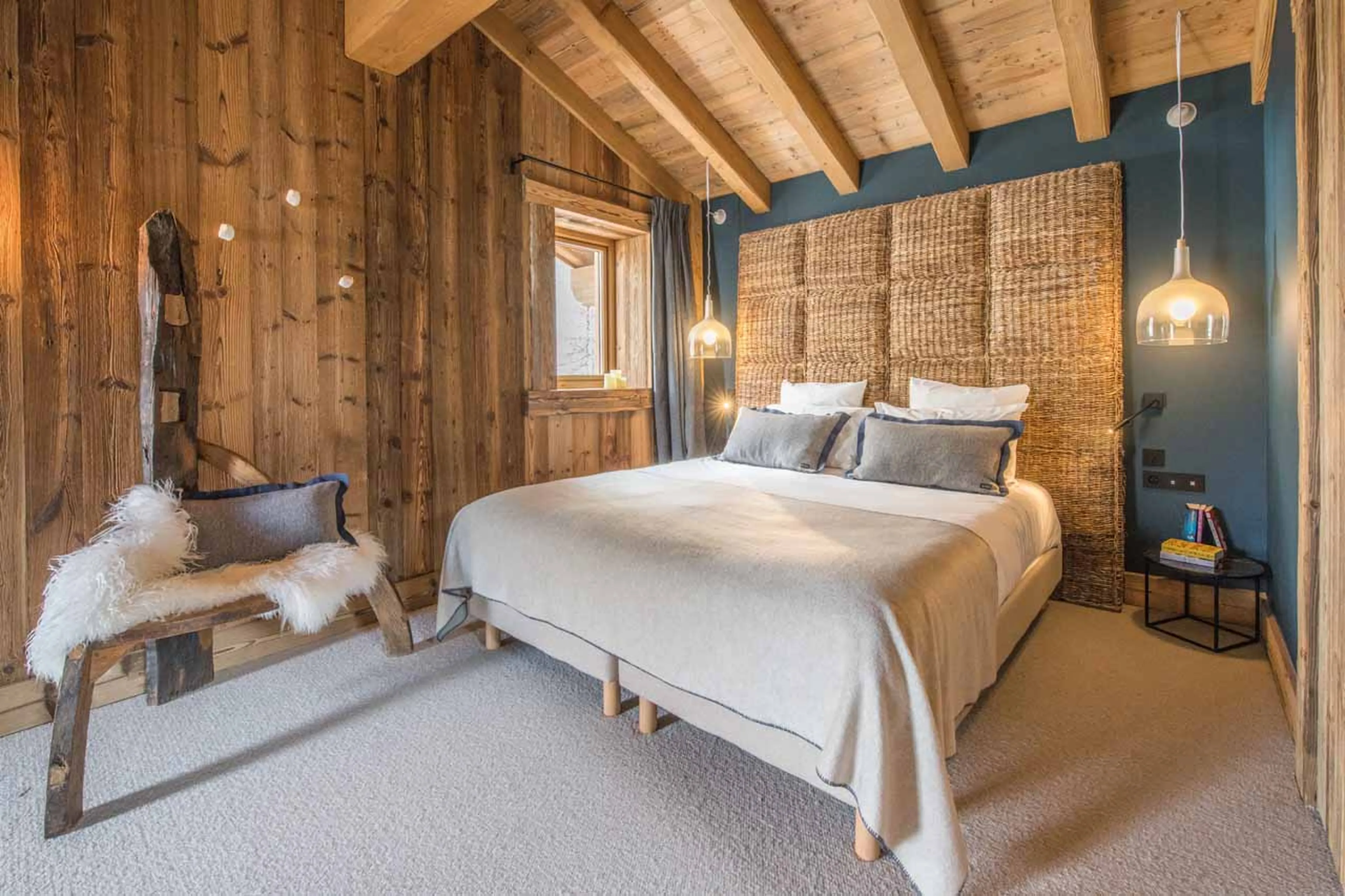 Bedroom two at Chalet O Valala in Val d'Isere