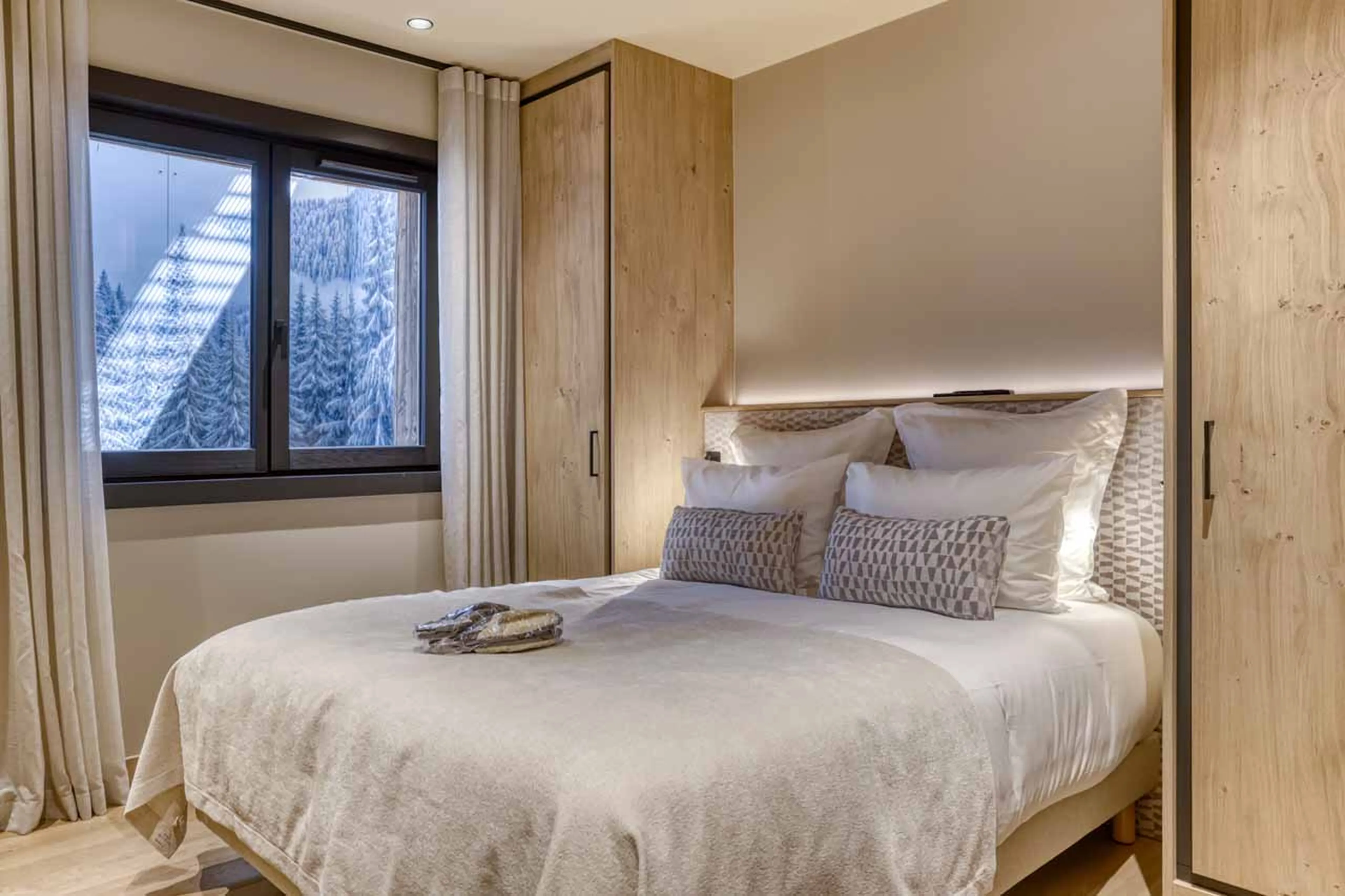 Bedroom 1 at Chalet Olivier in Megeve