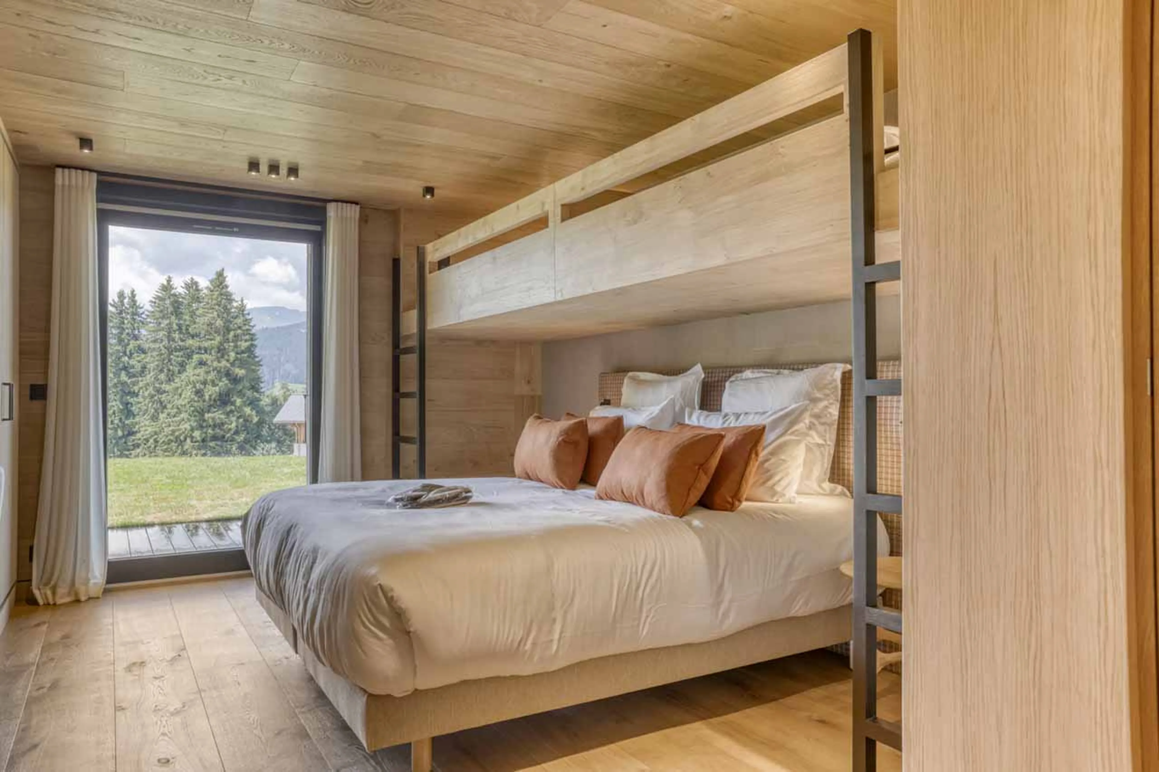 Bedroom 5 at Chalet Olivier in Megeve
