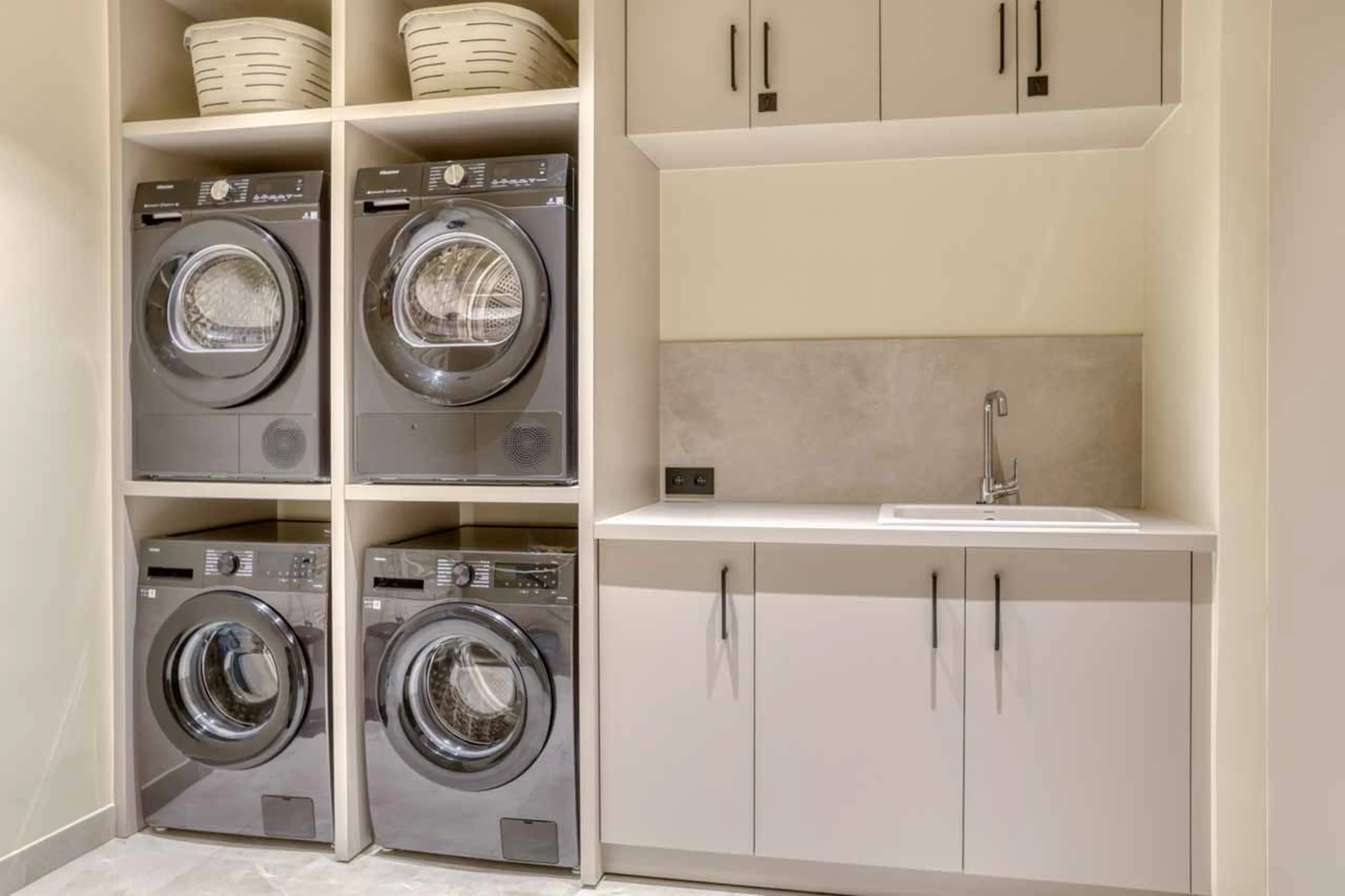 Laundry room at Chalet Olivier in Megeve