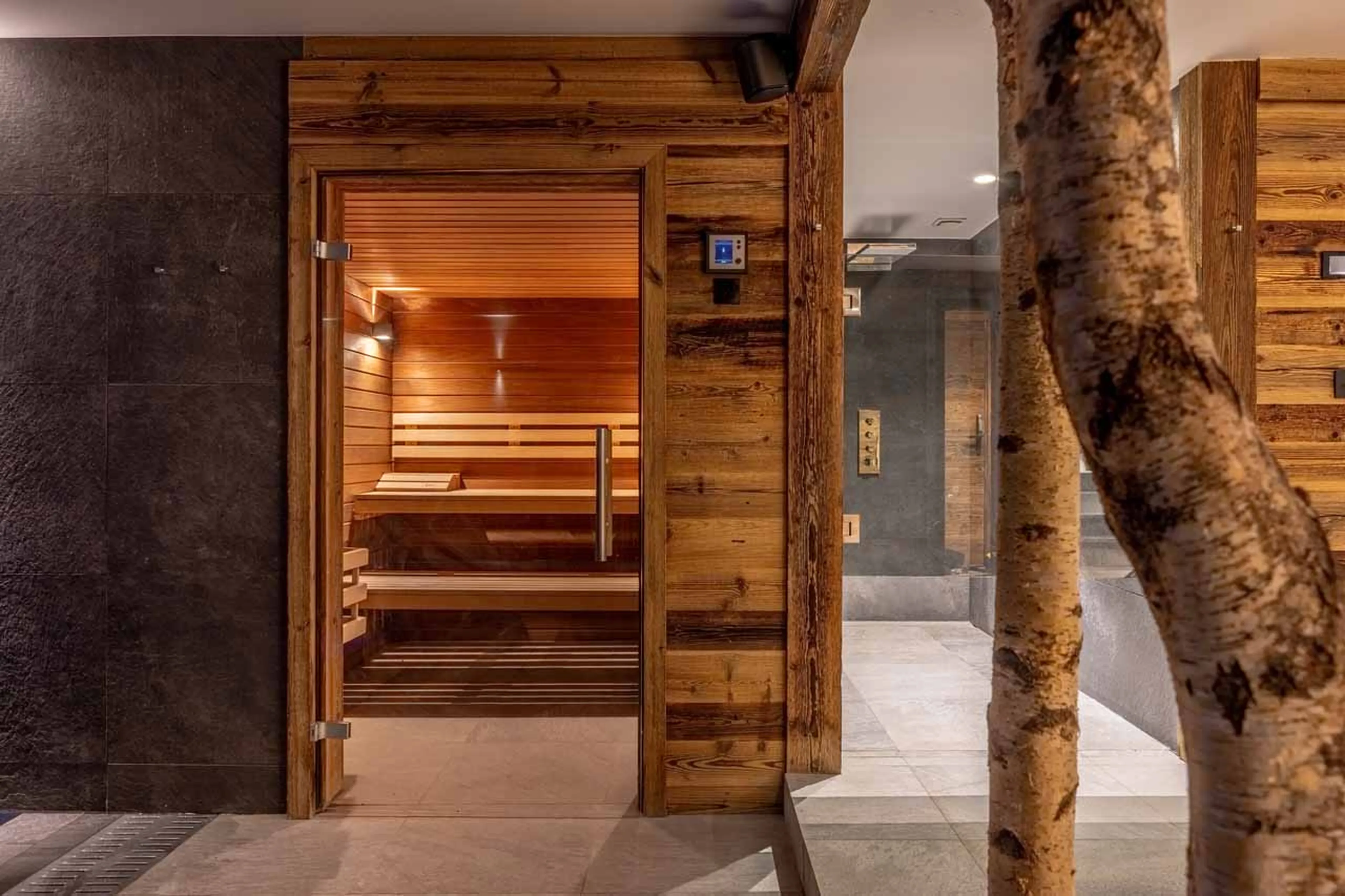 Spa sauna at Chalet Oly in Val d'Isere