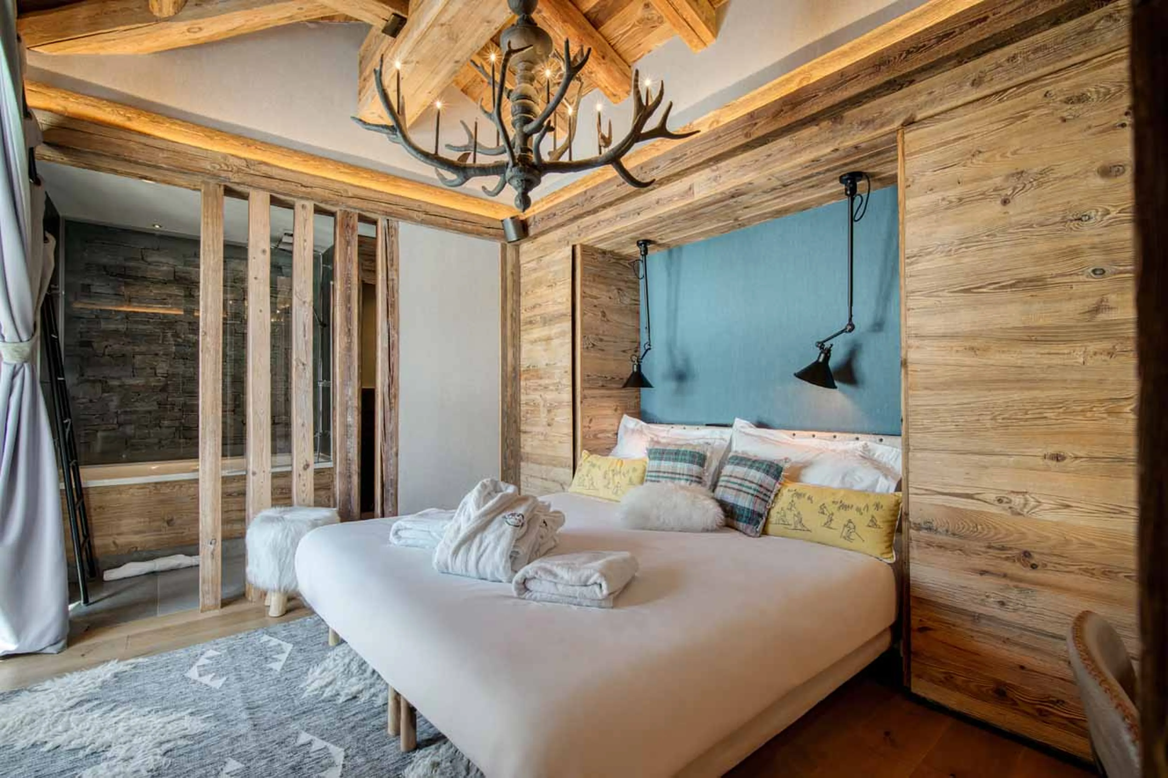 Bedroom 5 at Chalet Oly in Val d'Isere