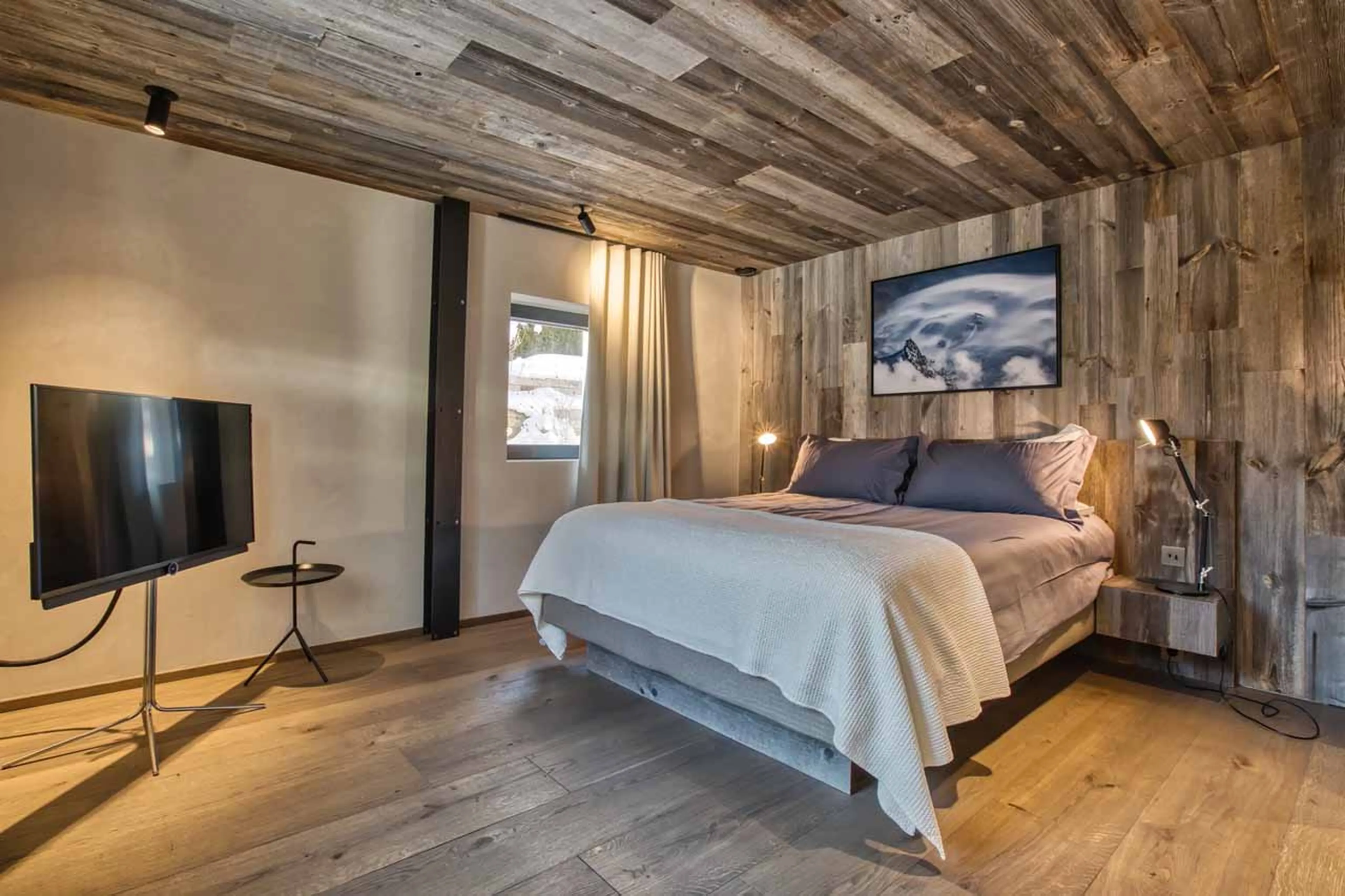 Bedroom two at Chalet On The Rocks in Chamonix