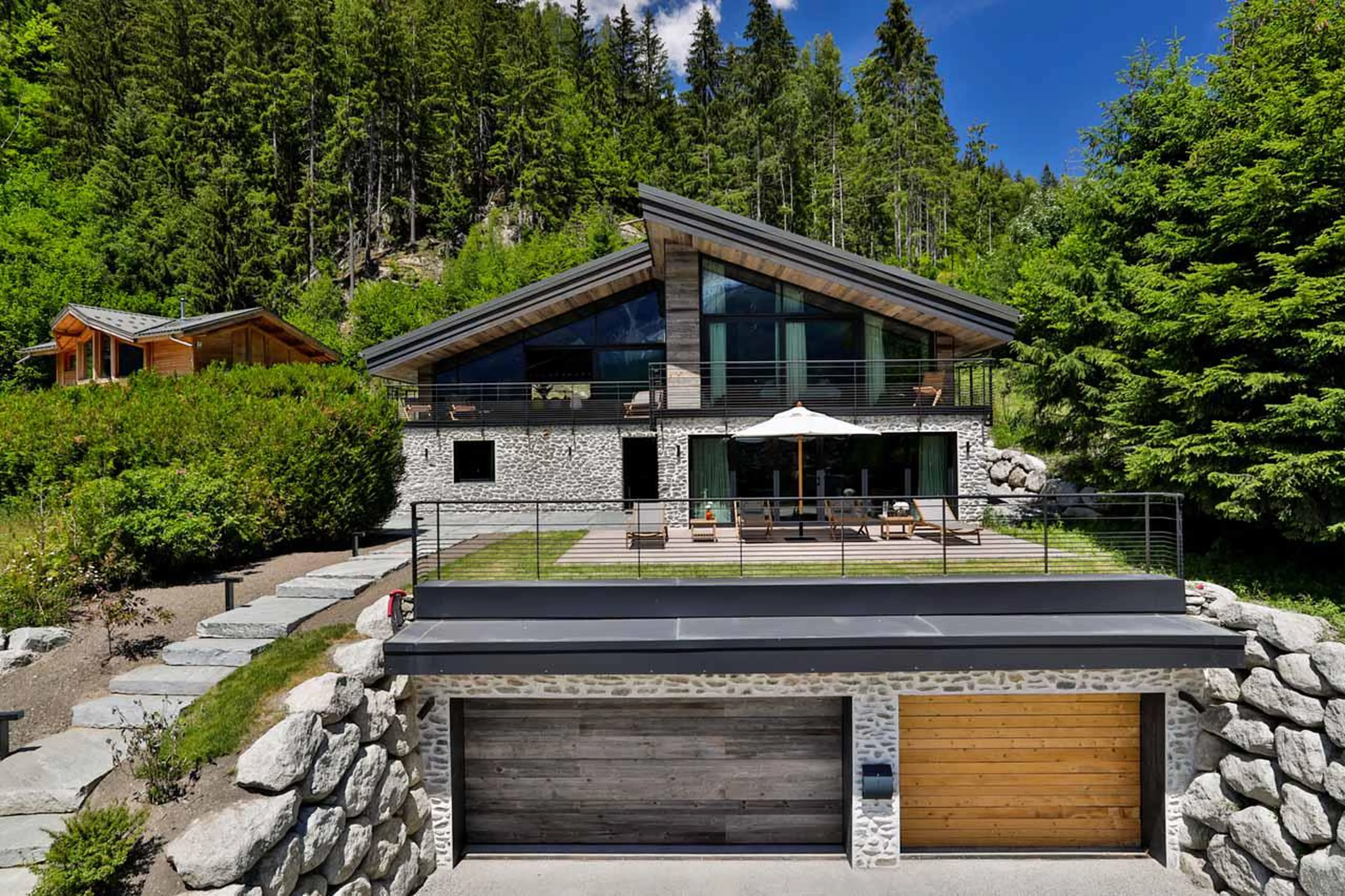 Exterior of Chalet On The Rocks in Chamonix