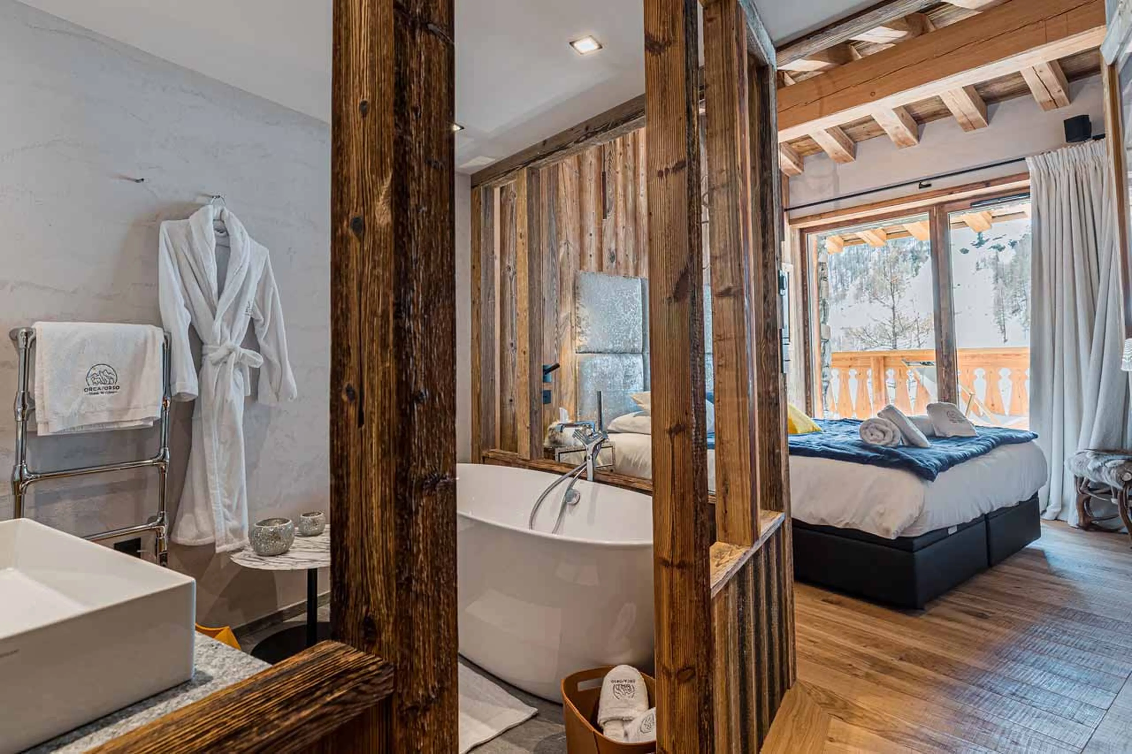 Bathroom three at Chalet Orca in Val d'Isere