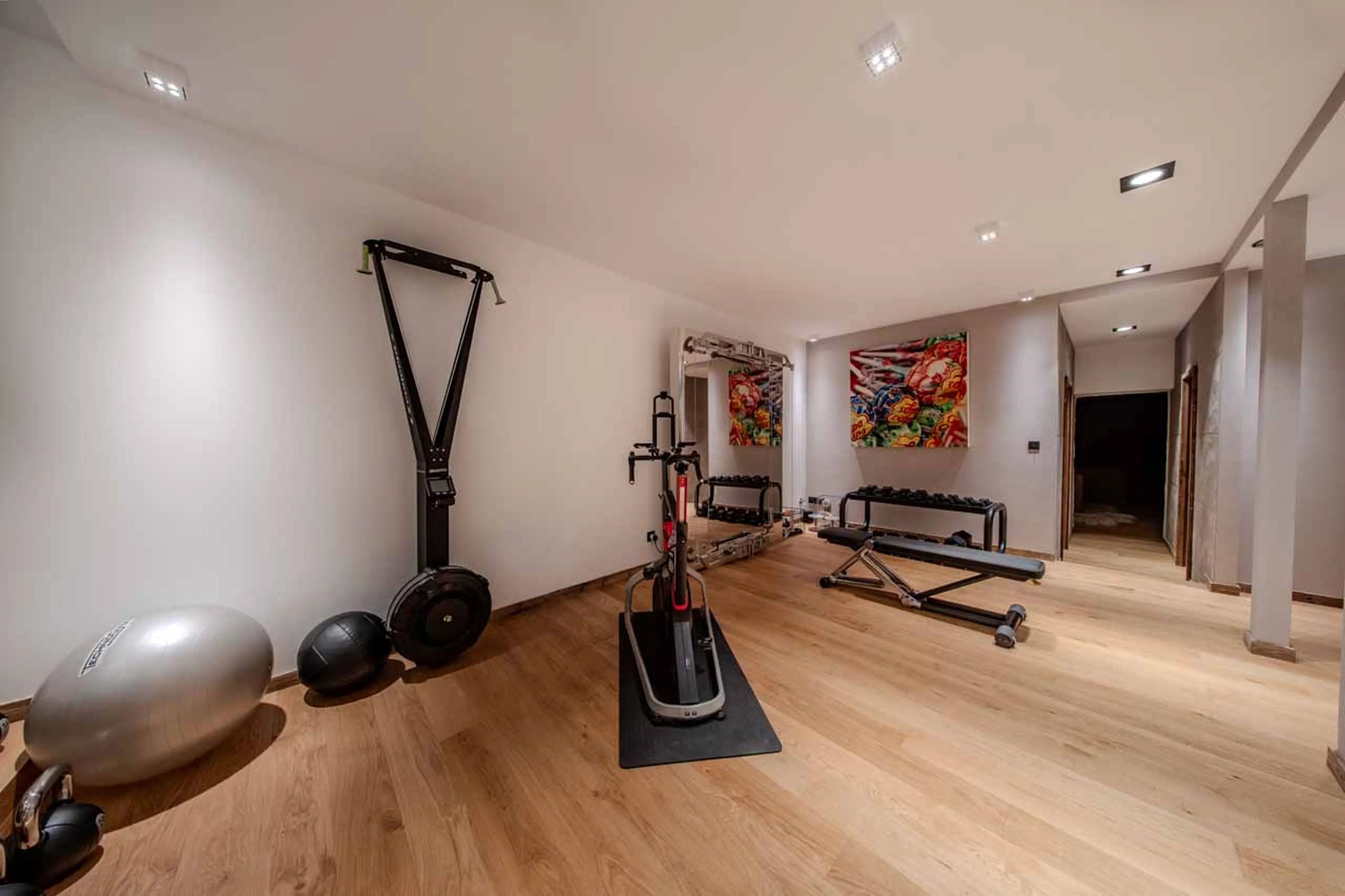 Gym at Chalet Orca in Val d'Isere