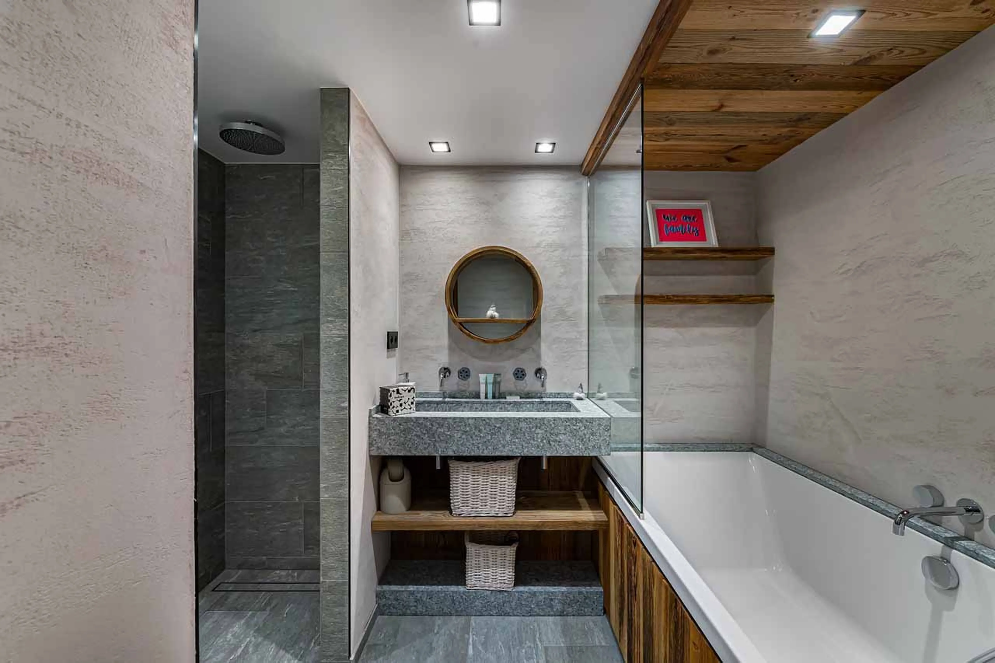 Bunk bathroom at Chalet Orca in Val d'Isere